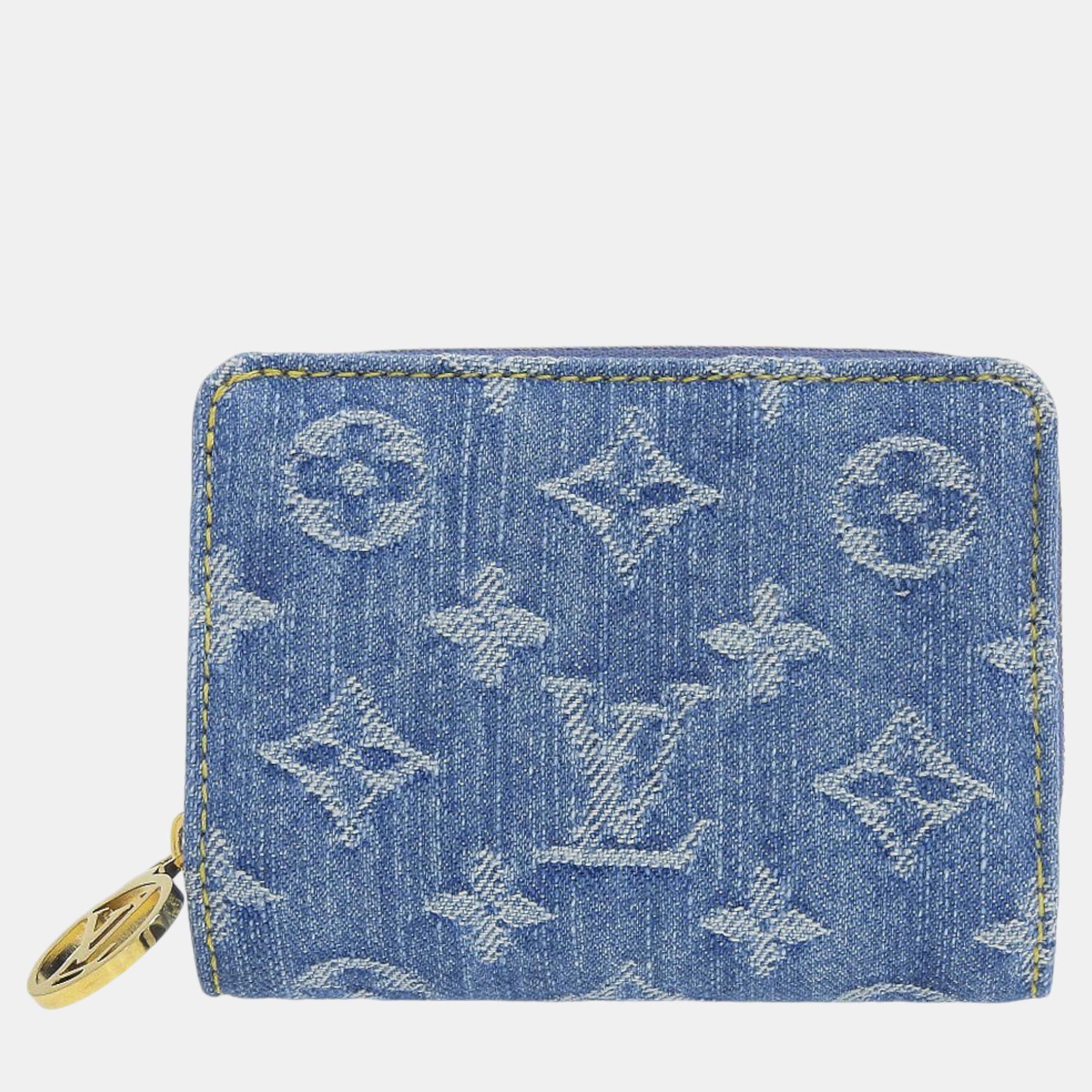 

Louis Vuitton Blue Monogram Denim Wallet