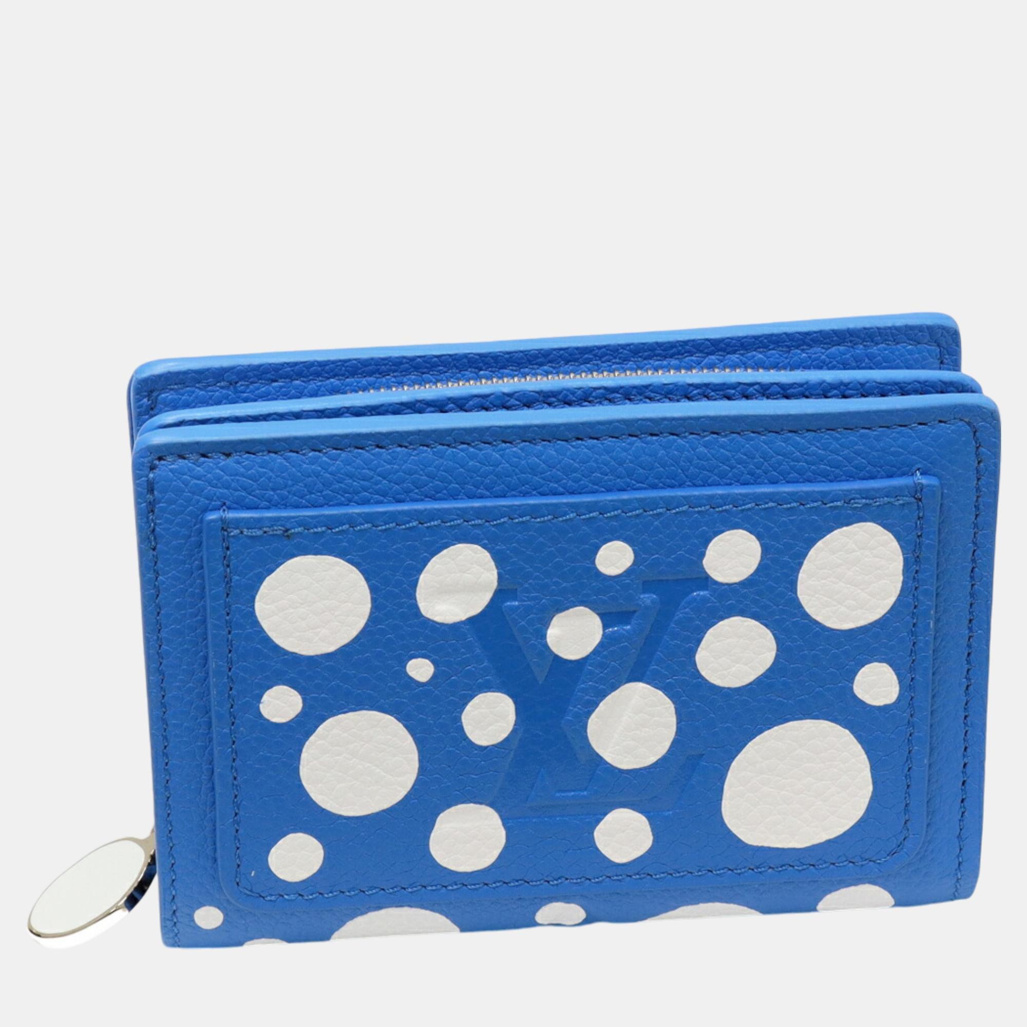 

Louis Vuitton Monogram Empreinte Wallet M82104 Blue Canvas