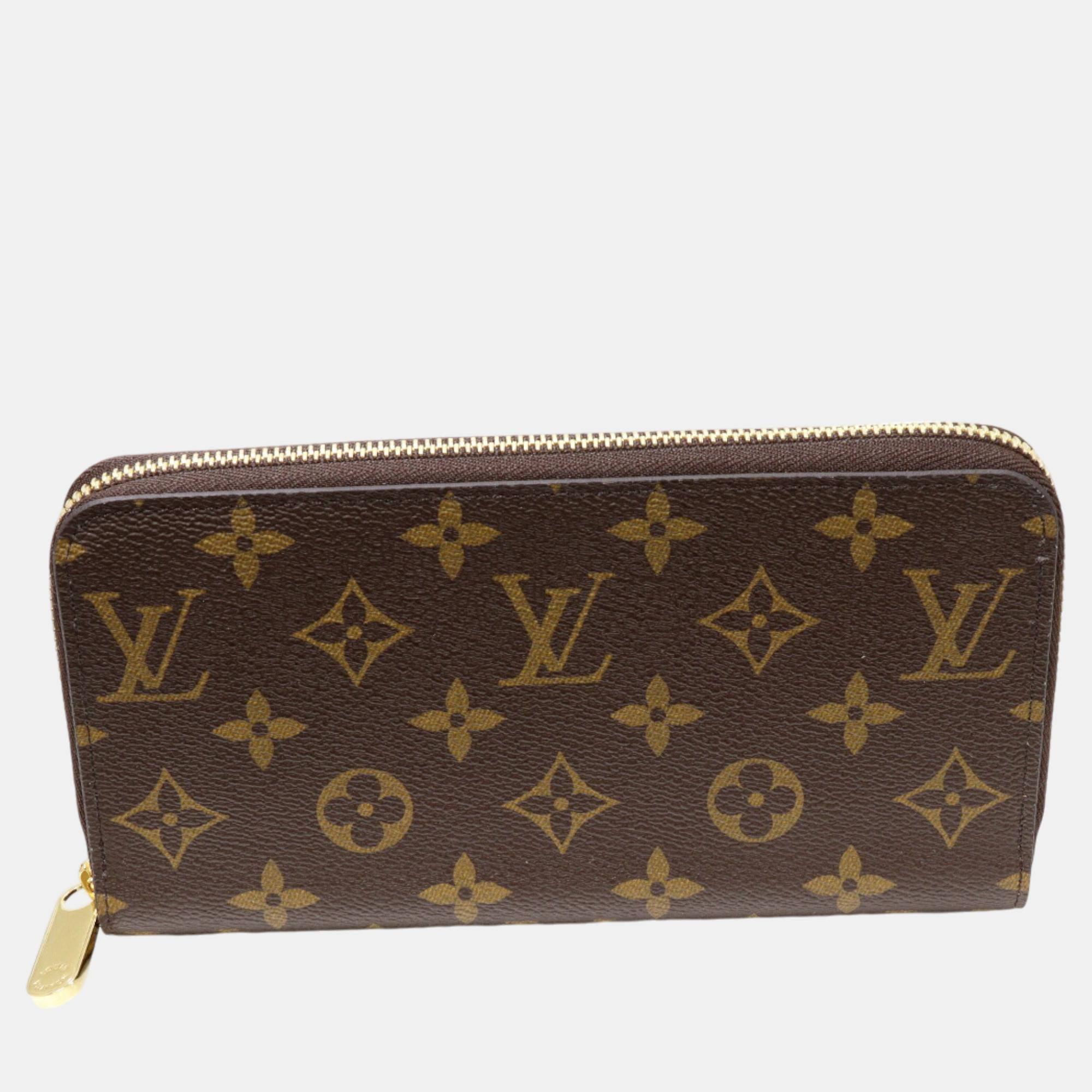 

Louis Vuitton Monogram Zippy Wallet Canvas, Brown