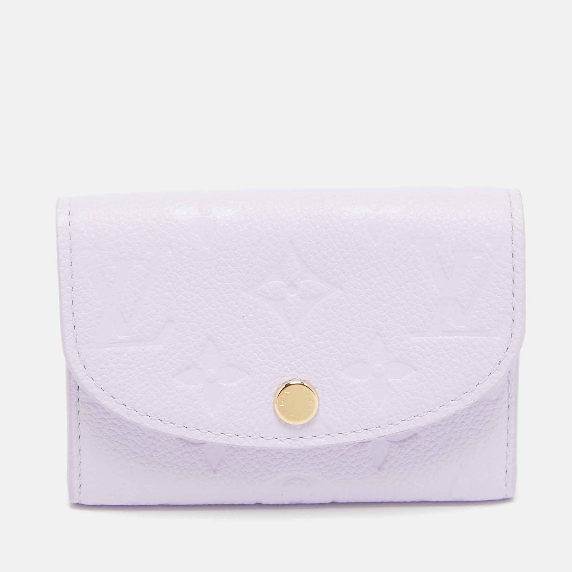 

Louis Vuitton Bubble Tea Monogram Empreinte Leather Rosalie Coin Purse, Purple