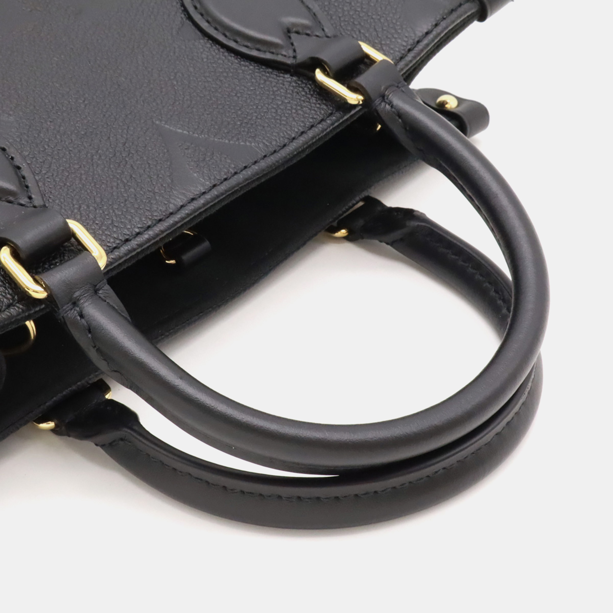Louis Vuitton Black Empreinte Leather OnTheGo PM Handbag 