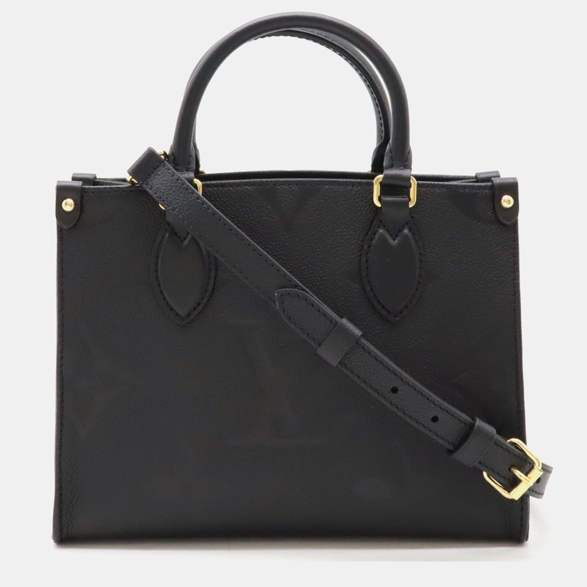 

Louis Vuitton Black Empreinte Leather OnTheGo PM Handbag