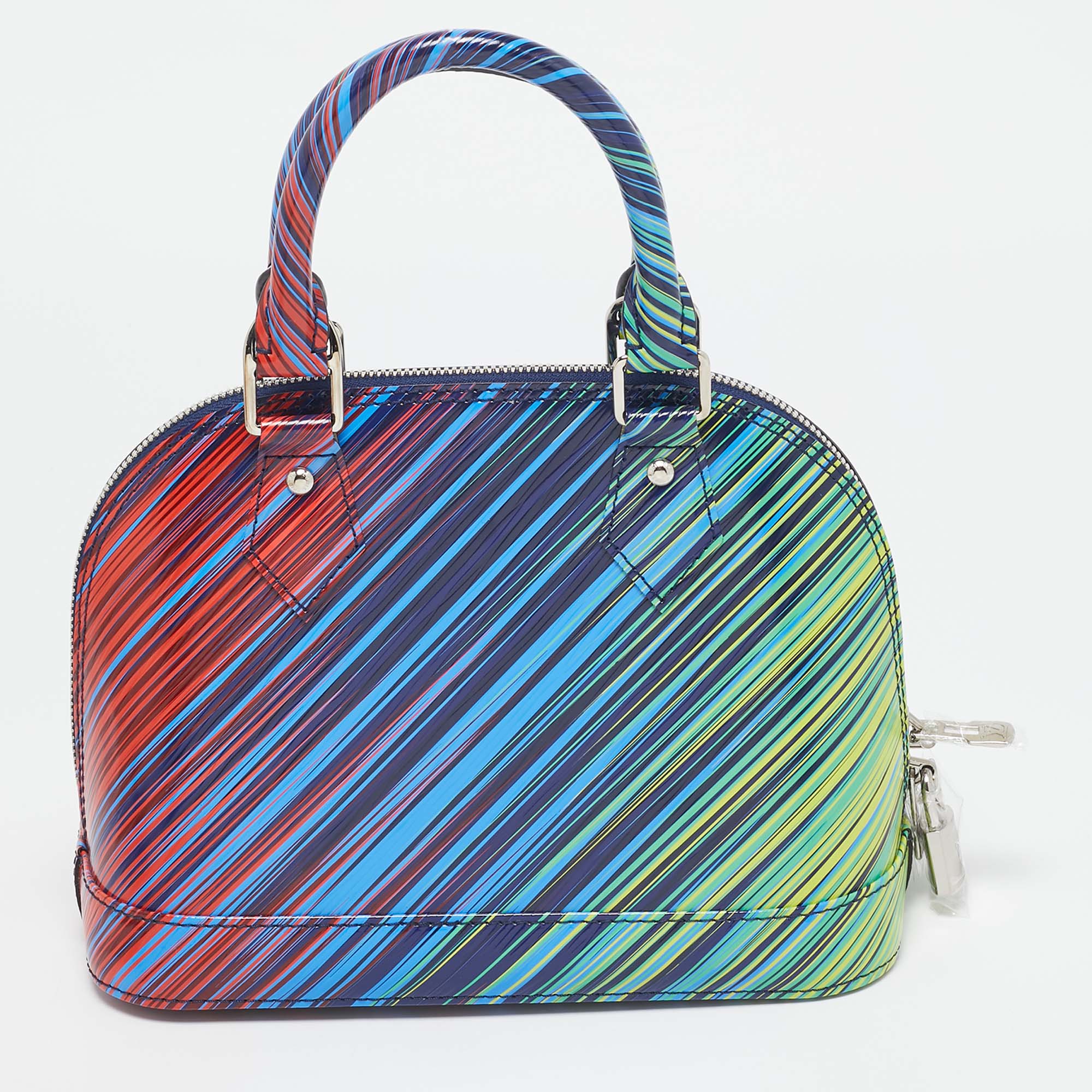 Louis Vuitton Vert/Rouge Tropical Epi Leather Alma BB Bag 