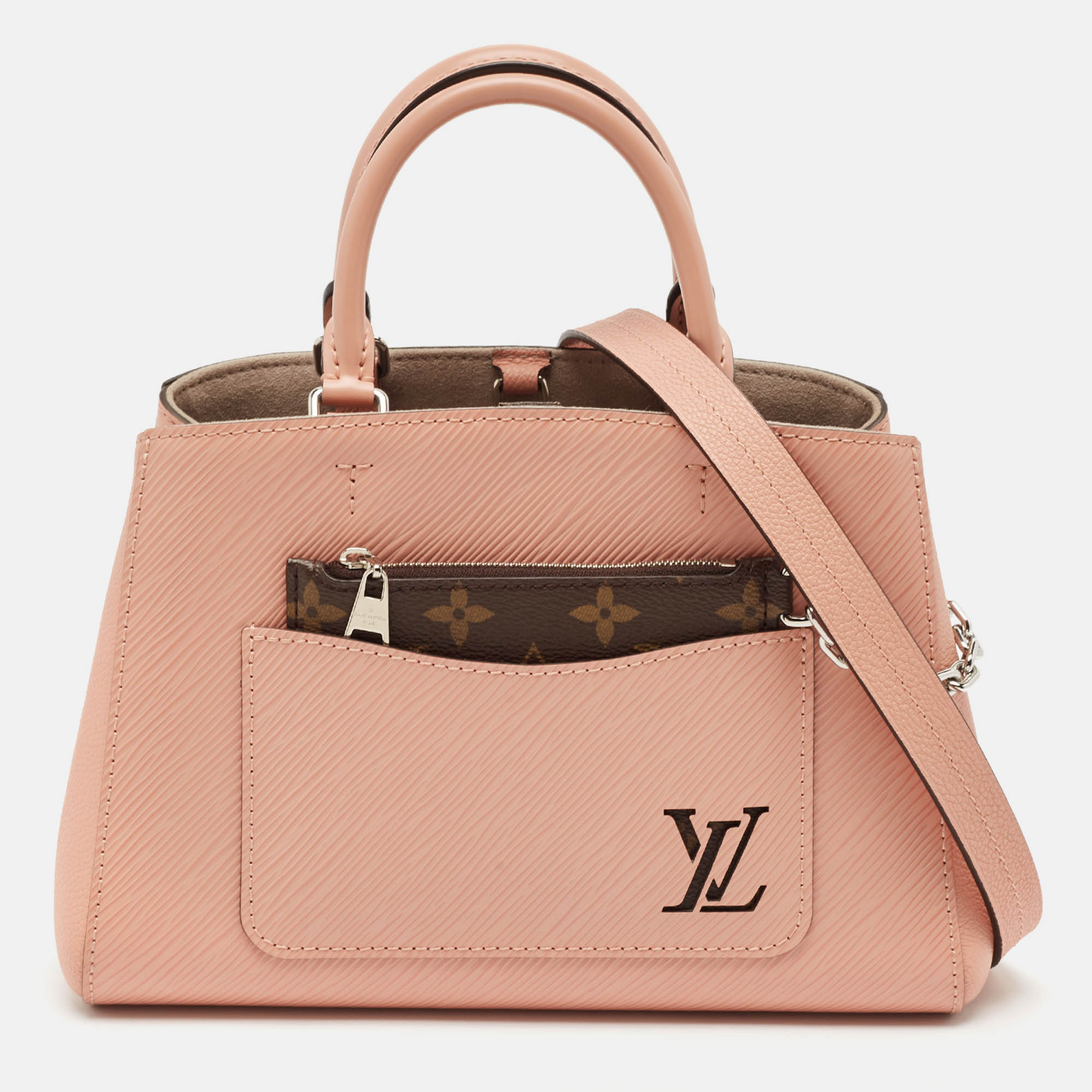 

Louis Vuitton Rose Trianon Epi Leather Marelle BB Tote Bag, Pink