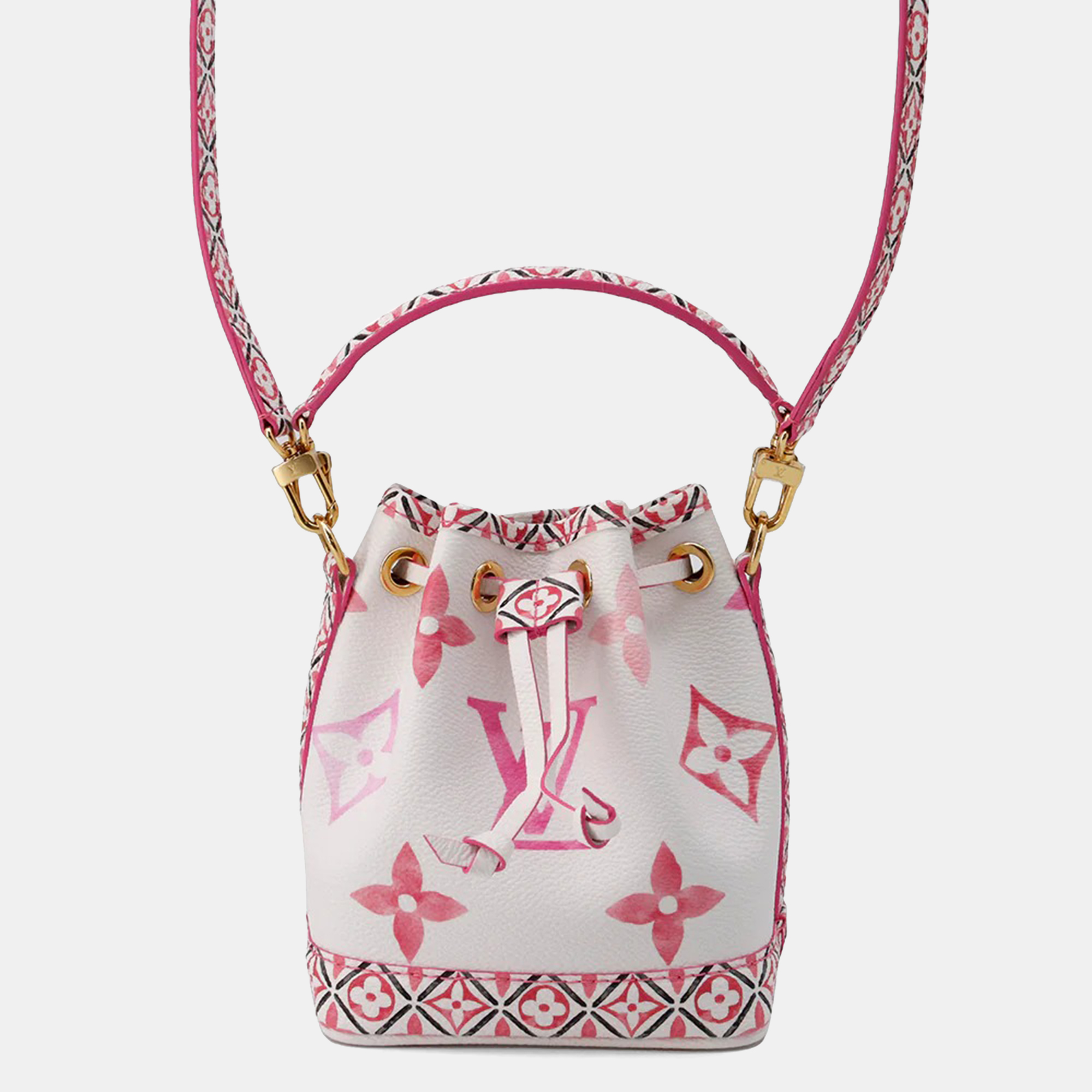 

Louis Vuitton Nano Noe Rose Monogram Visor Pool, Pink