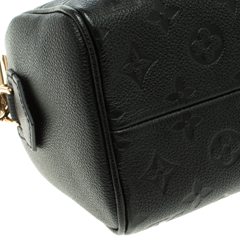 Louis Vuitton Speedy Bandouliere 20 Black Leather ref.705424