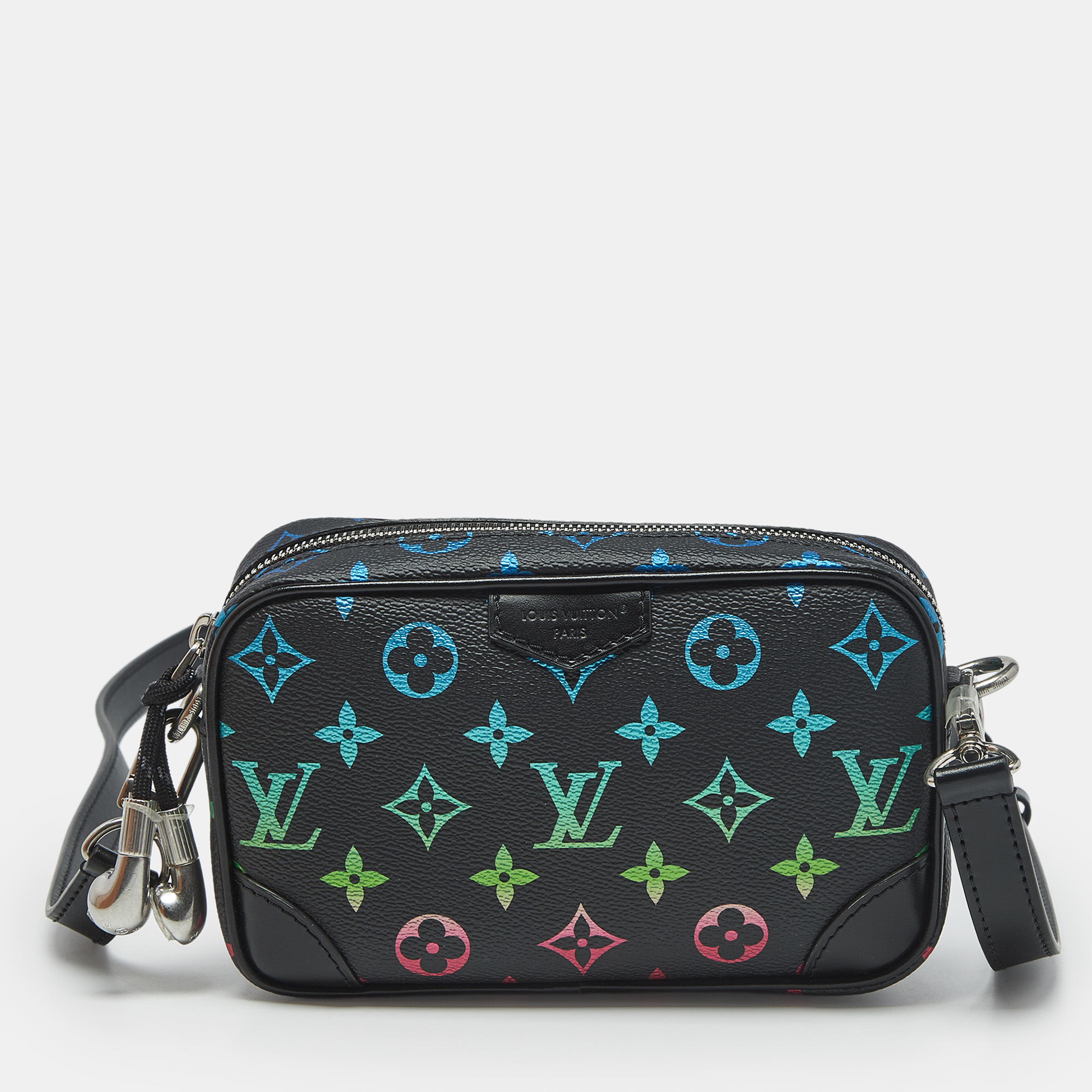 Pre-owned Louis Vuitton Monogram Iridescent Canvas Trocadero Wearable Wallet In Multi