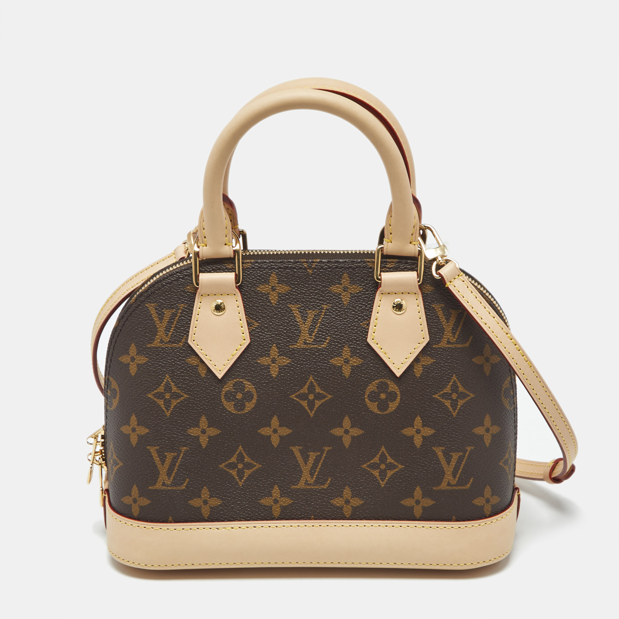 

Louis Vuitton Monogram Canvas Alma BB Bag, Brown