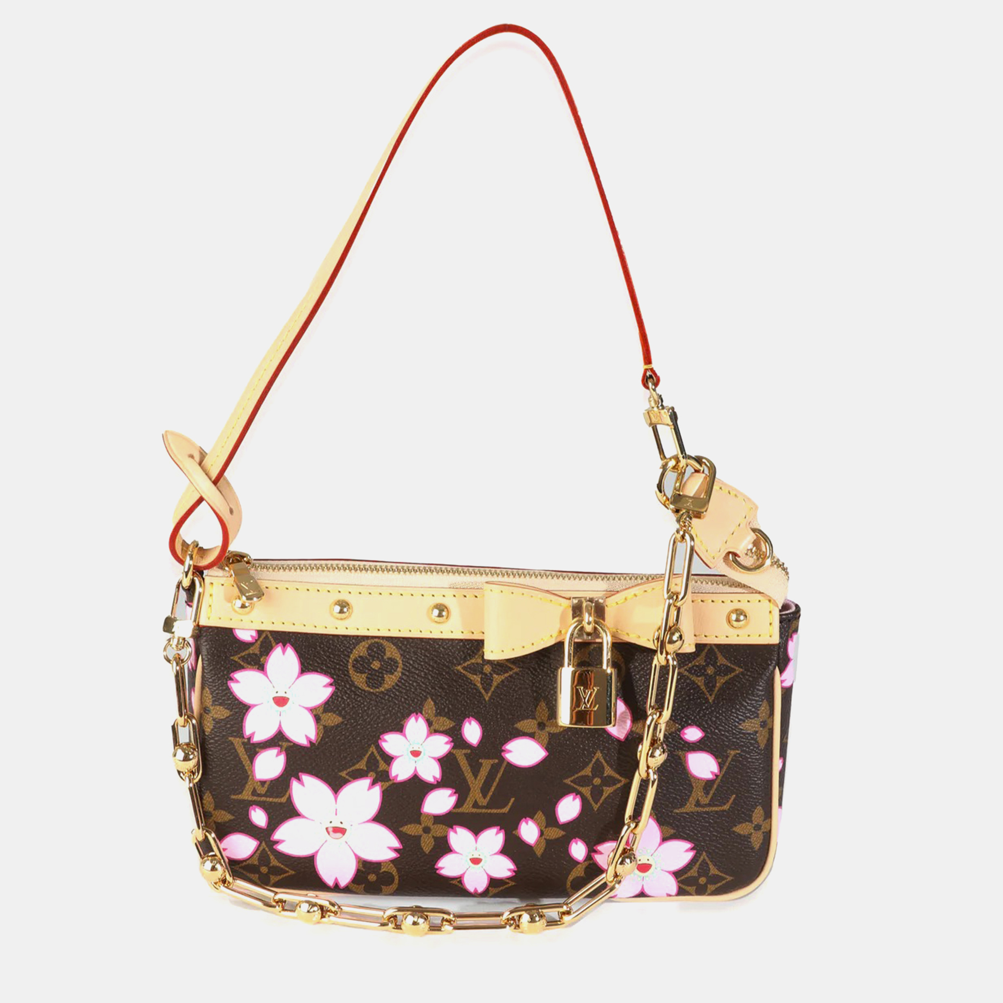 

Louis Vuitton x TM Sakura Brown Monogram Canvas Pochette Accessoires