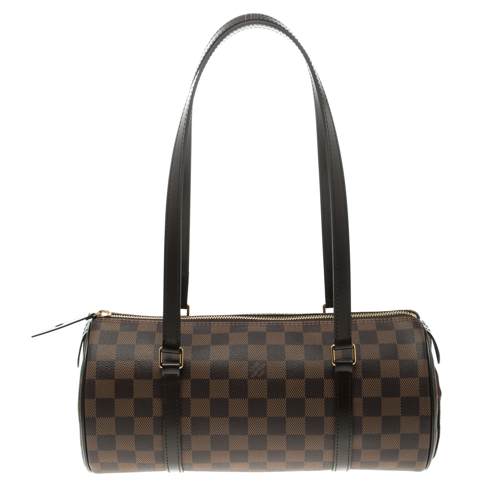 Pre Owned Louis Vuitton Damier Ebene Canvas Papillon 30 Bag