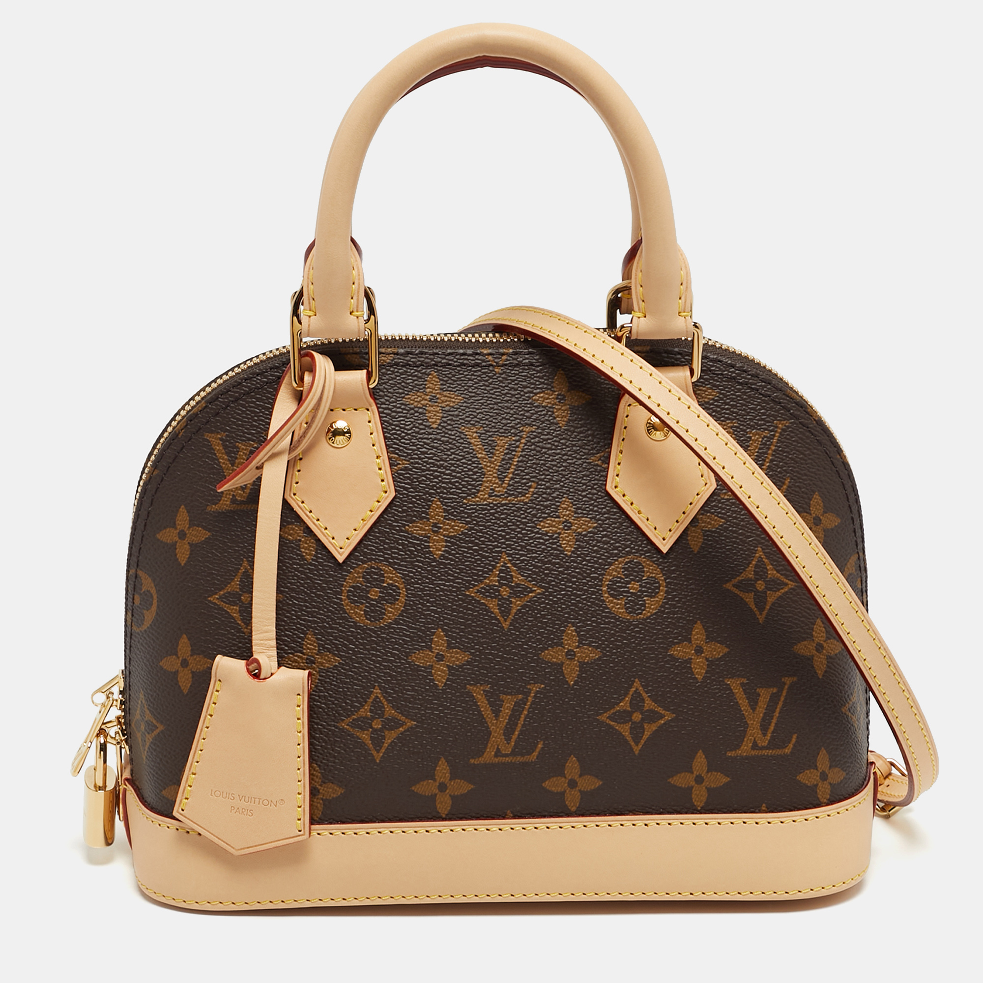 

Louis Vuitton Monogram Canvas Alma BB Bag, Brown