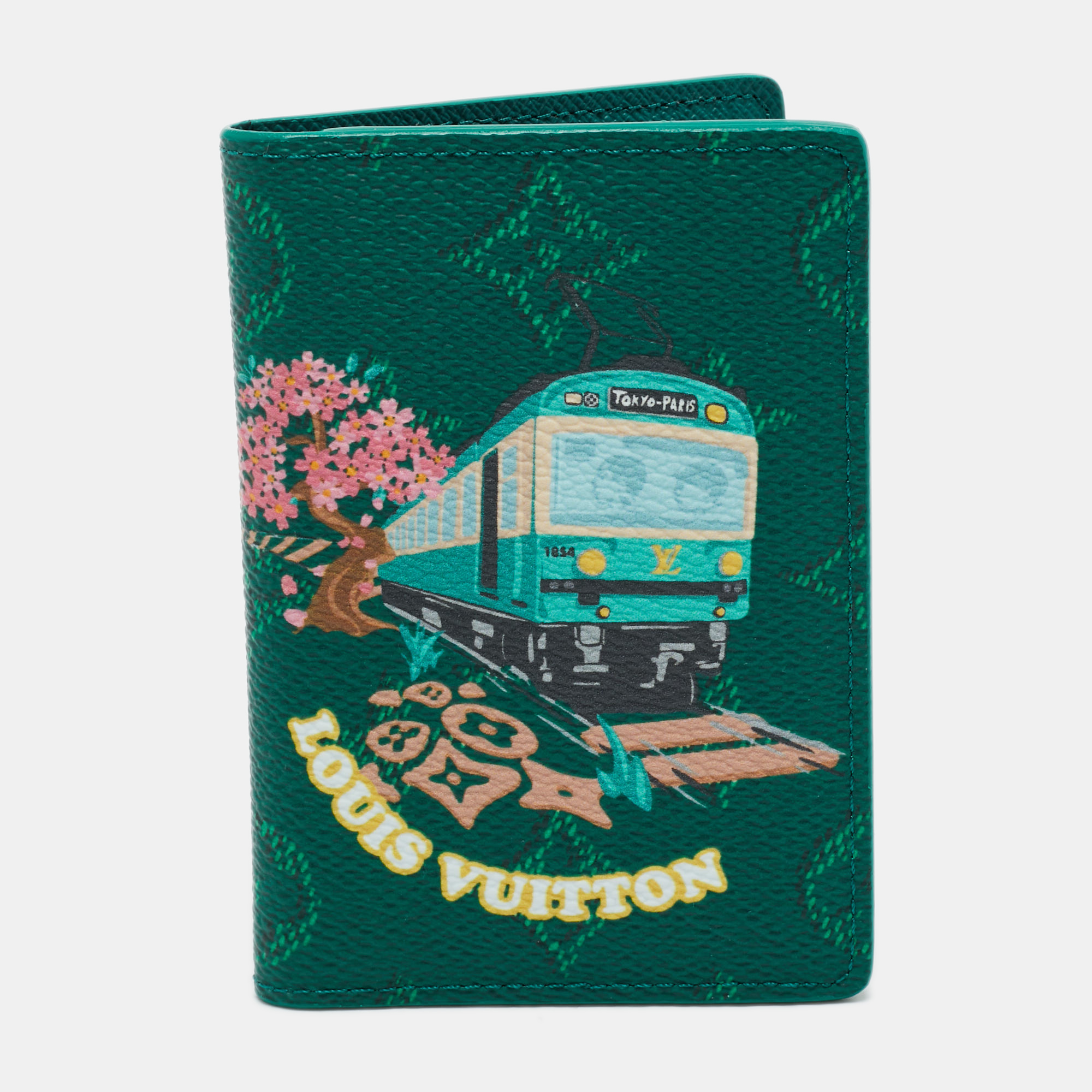

Louis Vuitton Green Monogram Canvas Pocket Organizer