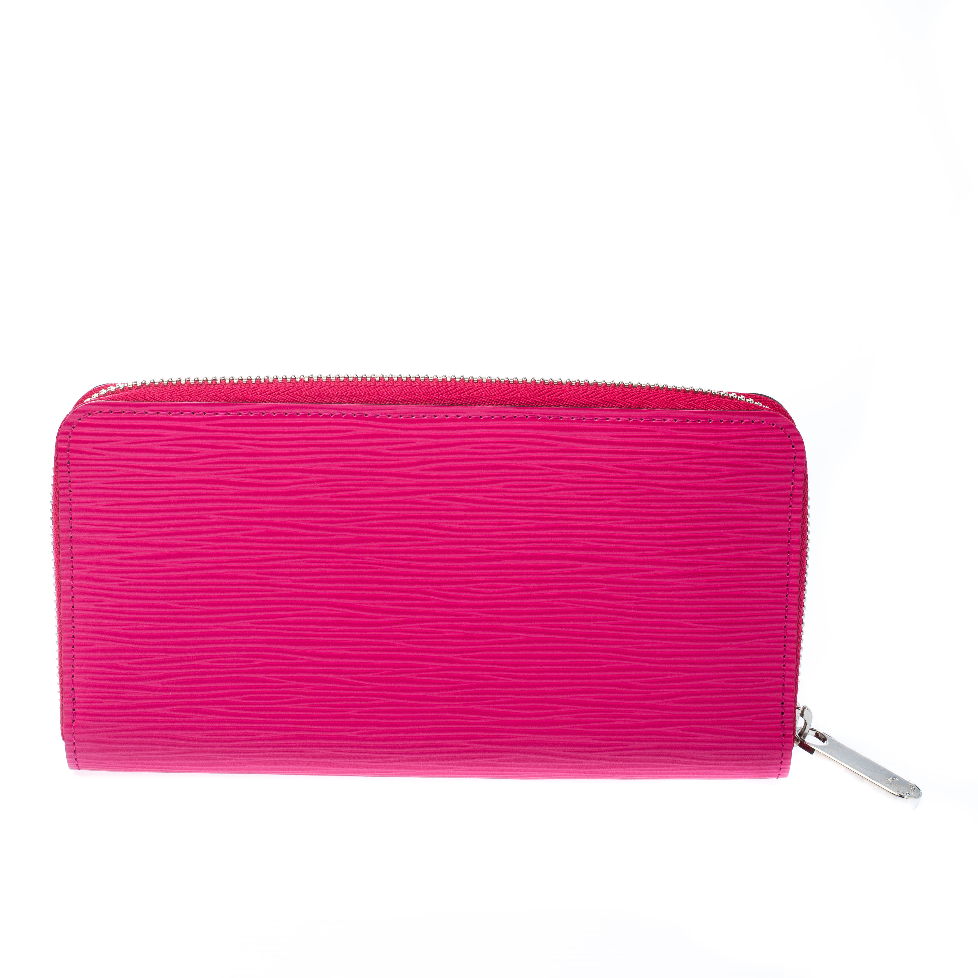 Louis Vuitton Hot Pink Epi Leather Zippy Wallet Louis Vuitton