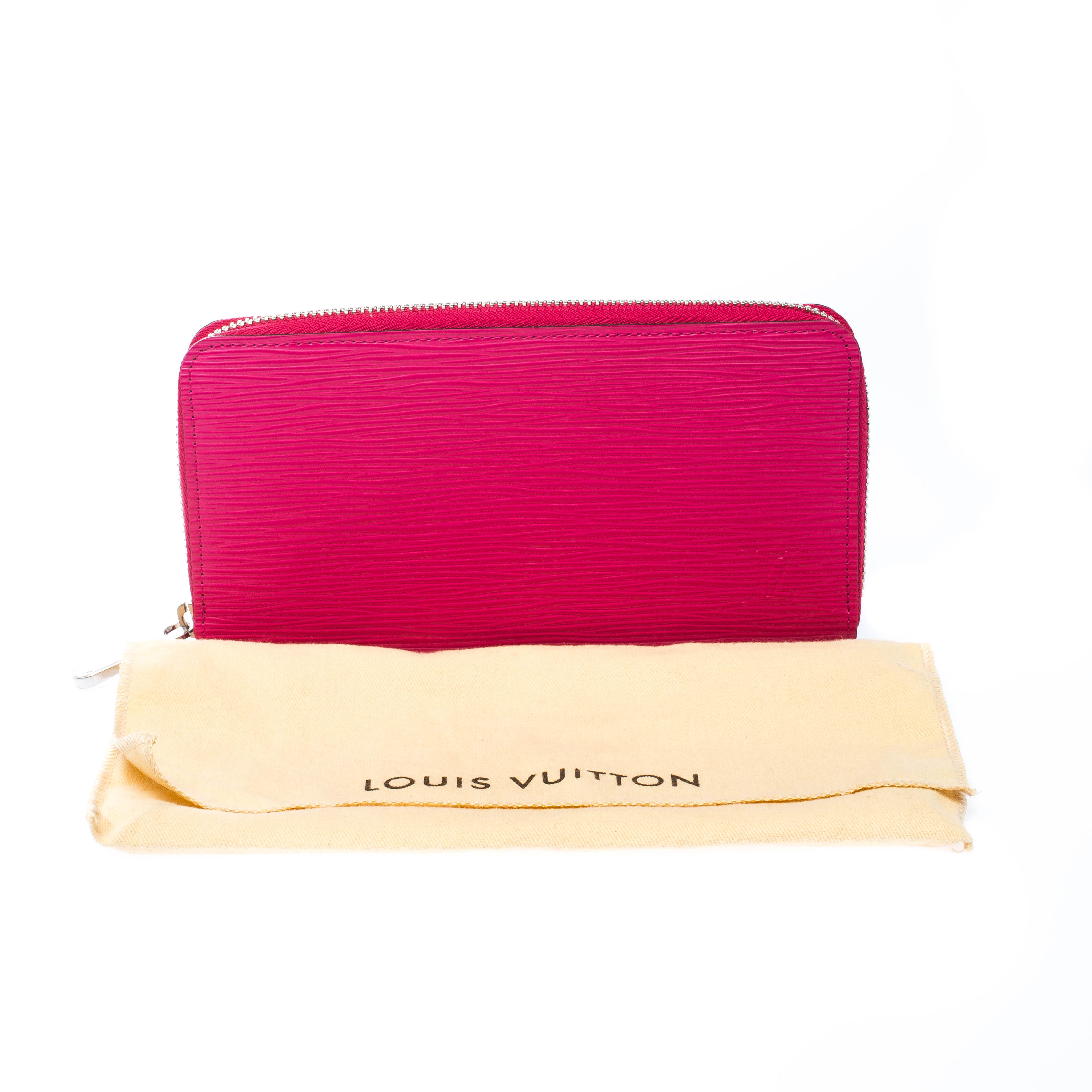 Louis Vuitton Multicolor Pink Epi Leather Trio Card Case Wallet Keychain  863137