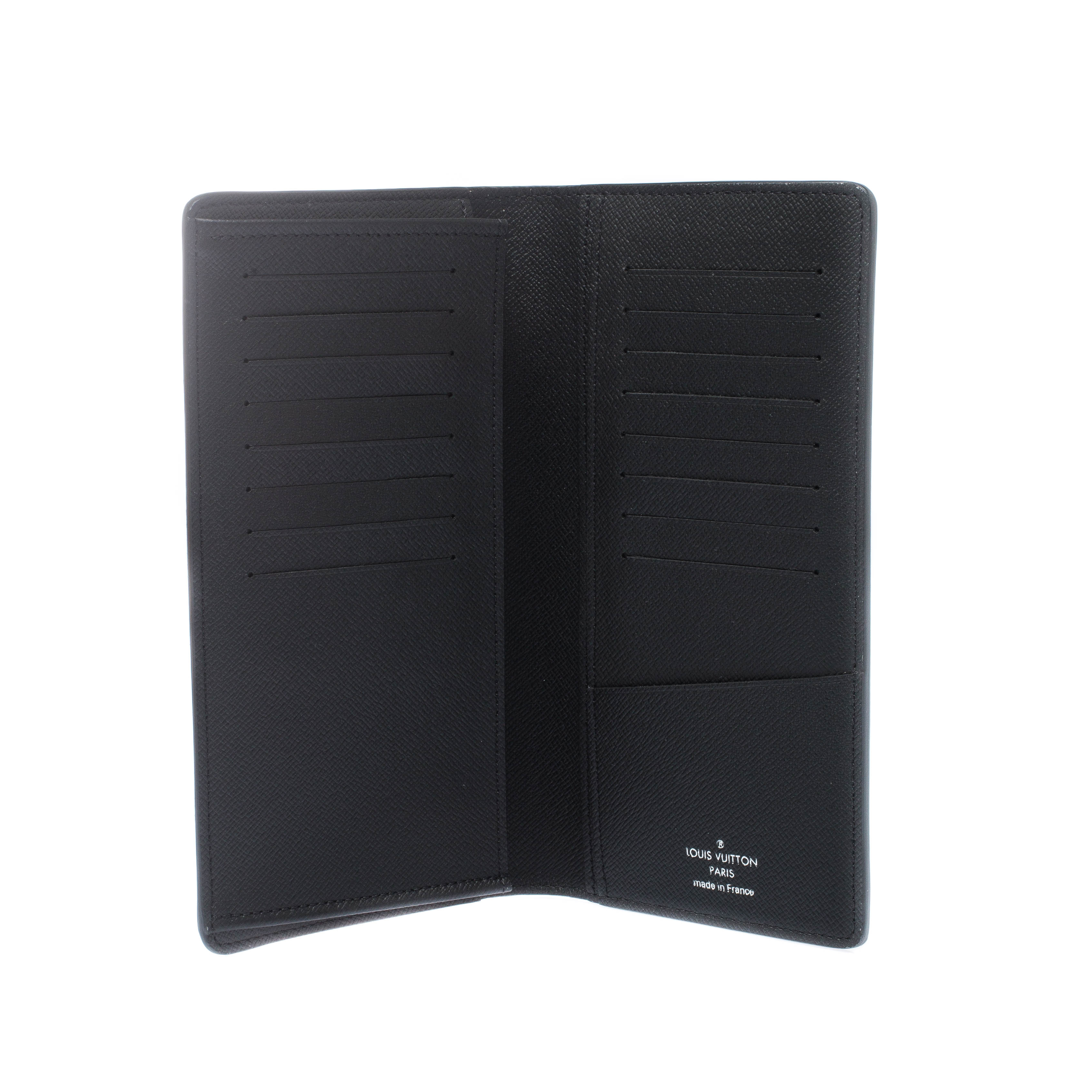 

Louis Vuitton Damier Graphite Canvas Long Wallet, Black