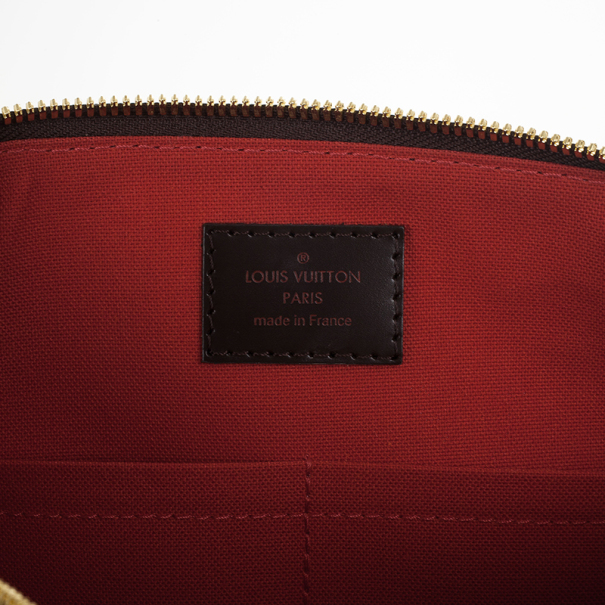 Louis Vuitton Discontinued Damier Ebene Westminster PM Zip Tote Bag Leather  ref.520657 - Joli Closet