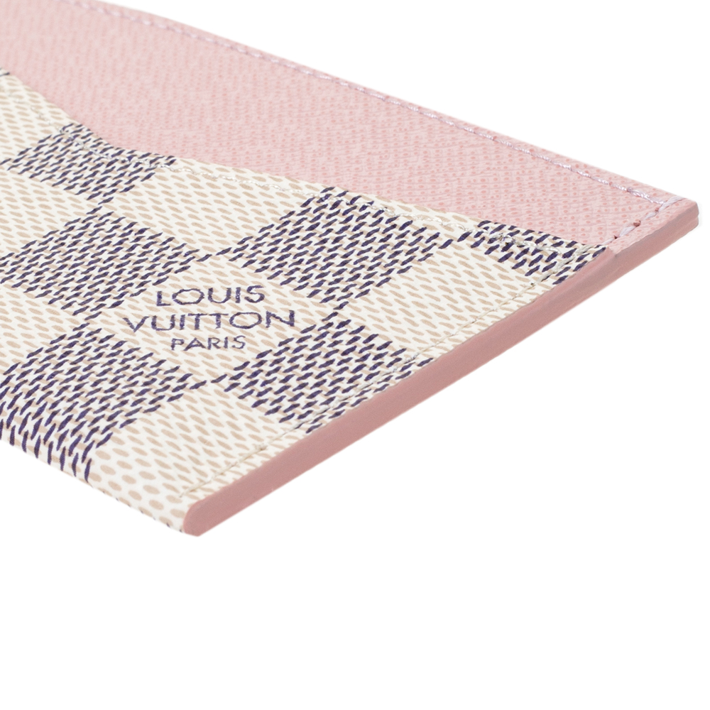 Shop Louis Vuitton DAMIER AZUR Card holder daily (N60286) by salutparis