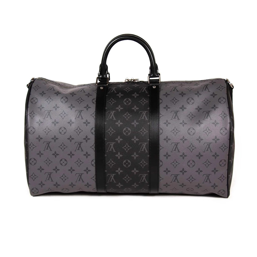 Louis Vuitton Monogram Eclipse Canvas Reverse Keepall Bandouliere 50 Bag Louis Vuitton | TLC