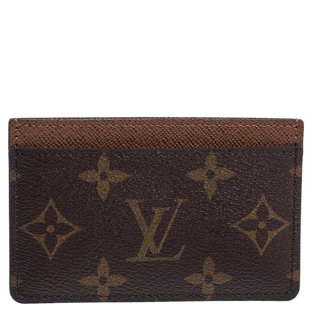 Louis Vuitton Armagnac Monogram Canvas Card Holder