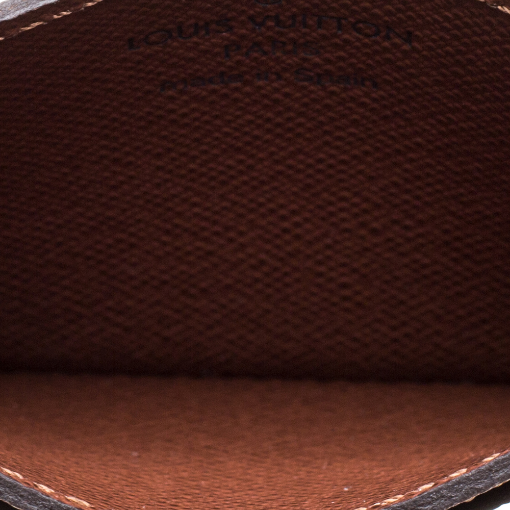 

Louis Vuitton Monogram Canvas Card Holder, Brown