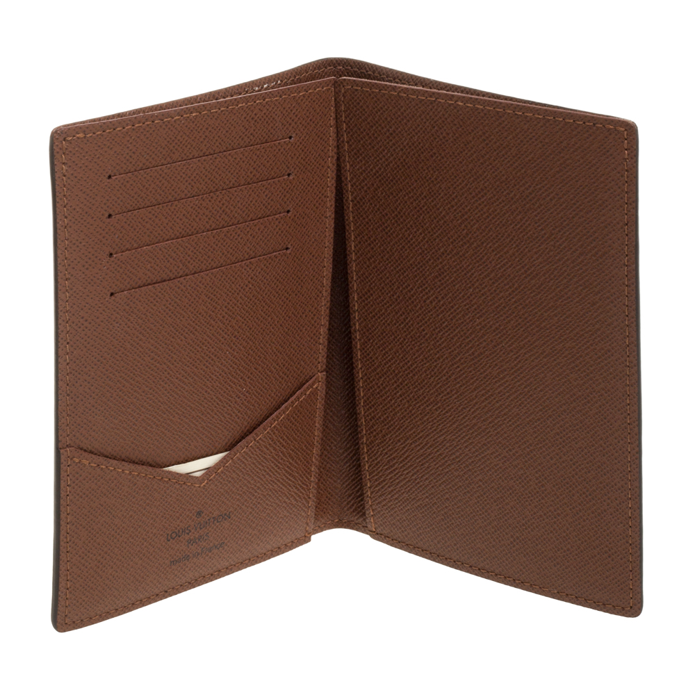 

Louis Vuitton Monogram Canvas Passport Holder, Brown