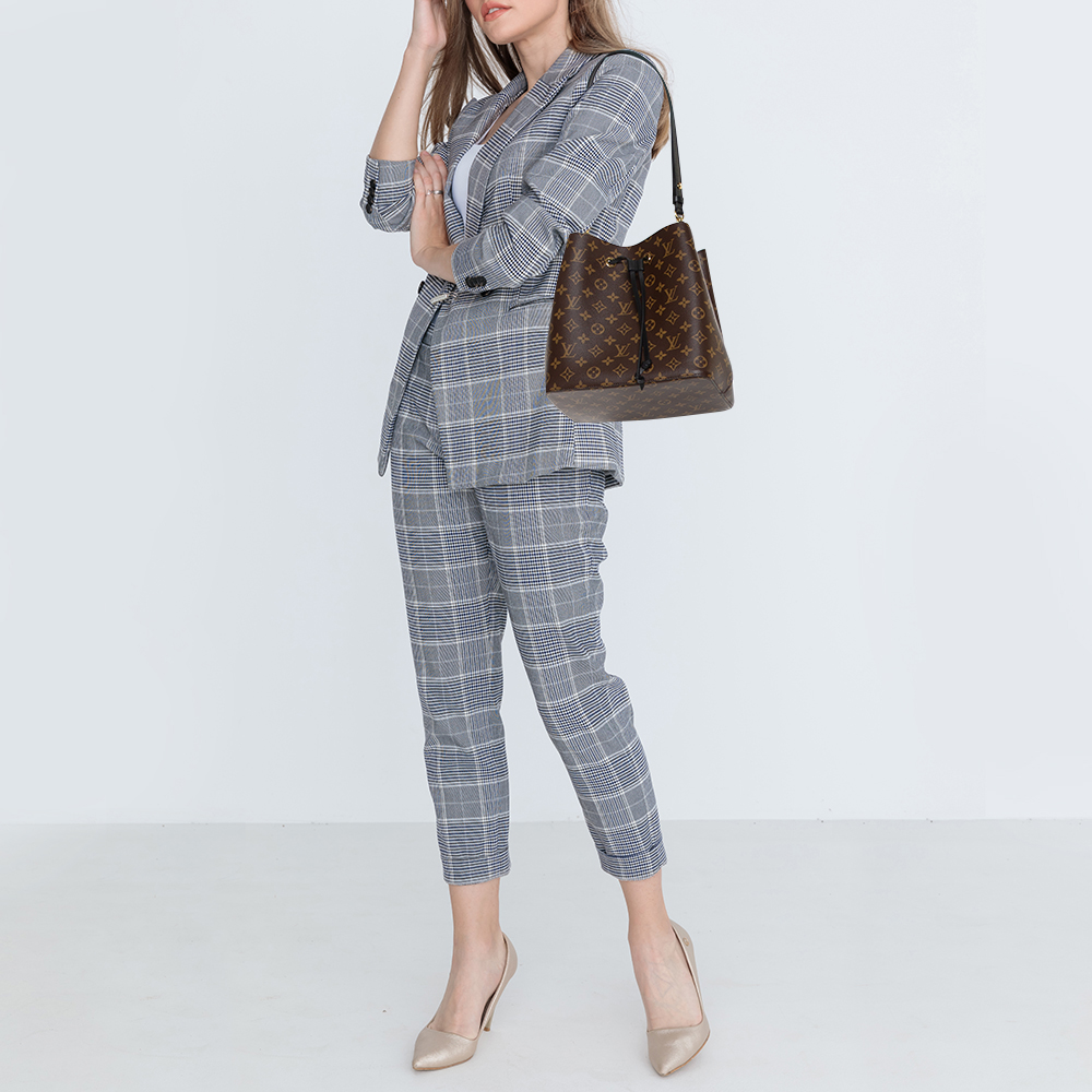 

Louis Vuitton Monogram Canvas and Leather NeoNoe Bag, Brown