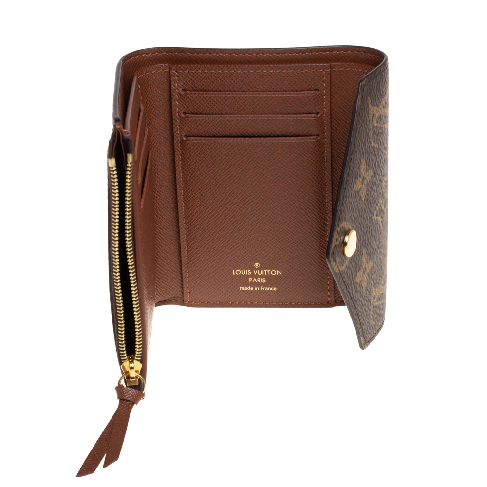

Louis Vuitton Monogram Canvas Victorine Wallet, Brown