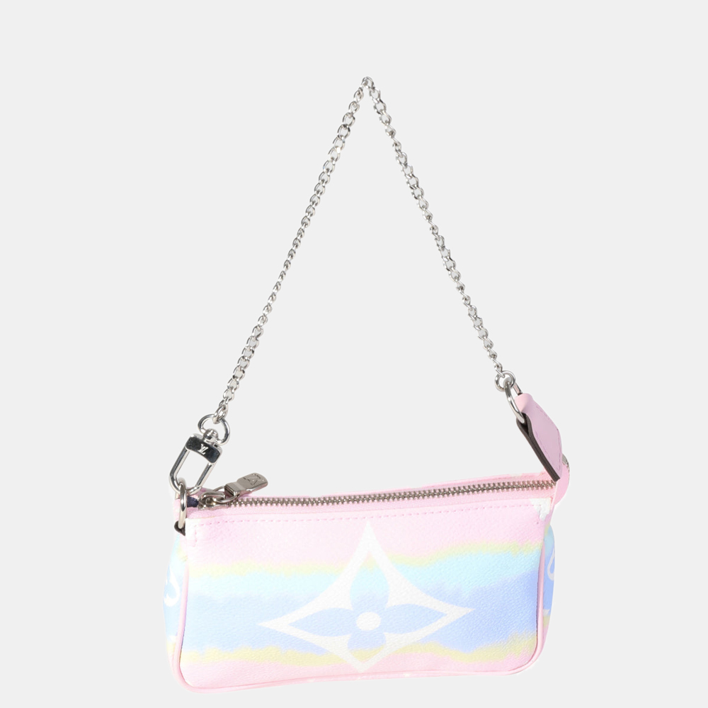 

Louis Vuitton Pastel LV Escale Mini Pochette Accessoires Bag, Pink