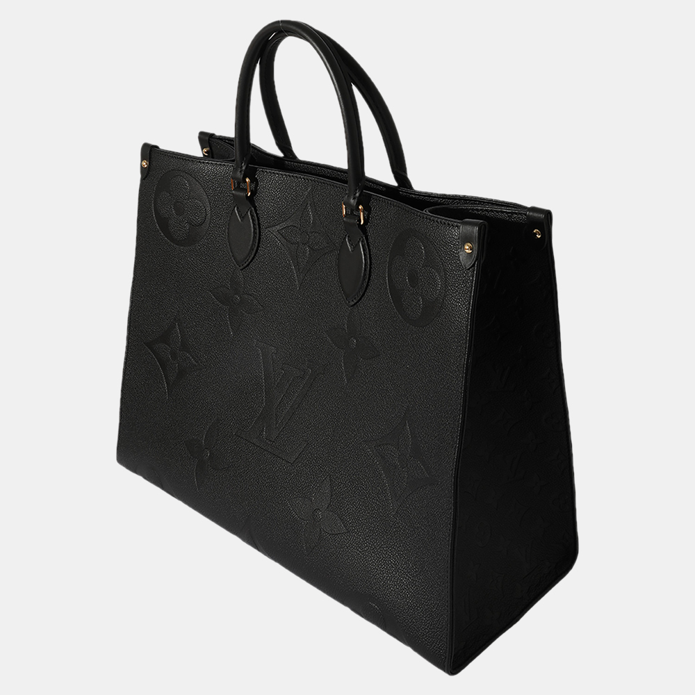 

Louis Vuitton Black Monogram Empreinte Canvas Onthego GM Bag