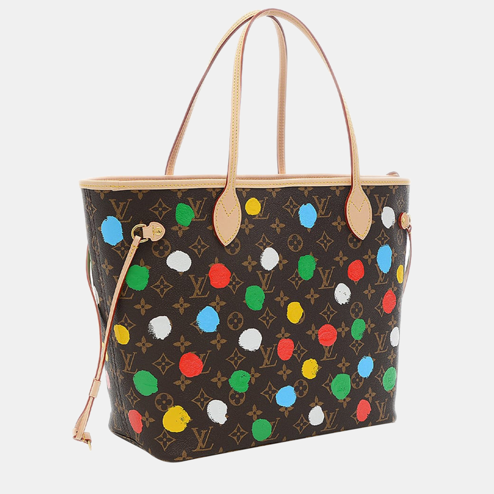

Louis Vuitton Multi Canvas LV x YK Painted Dot Yayoi Kusama Neverfull MM Tote Bag, Multicolor