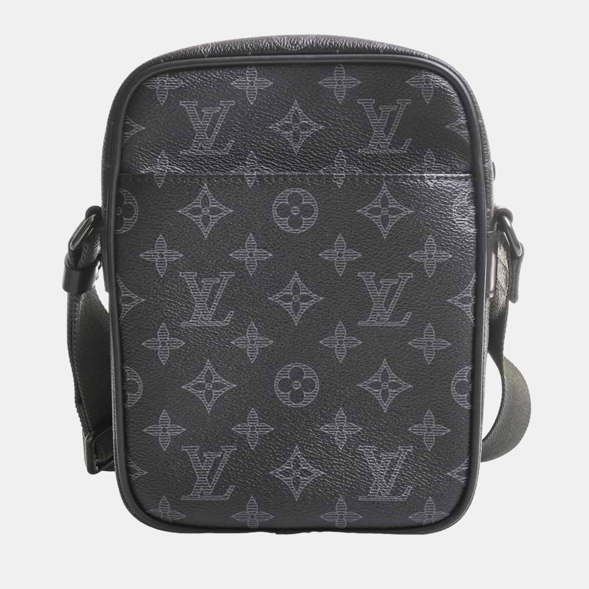 

Louis Vuitton Black Monogram Canvas Eclipse Vivienne Danube PM Shoulder Bag
