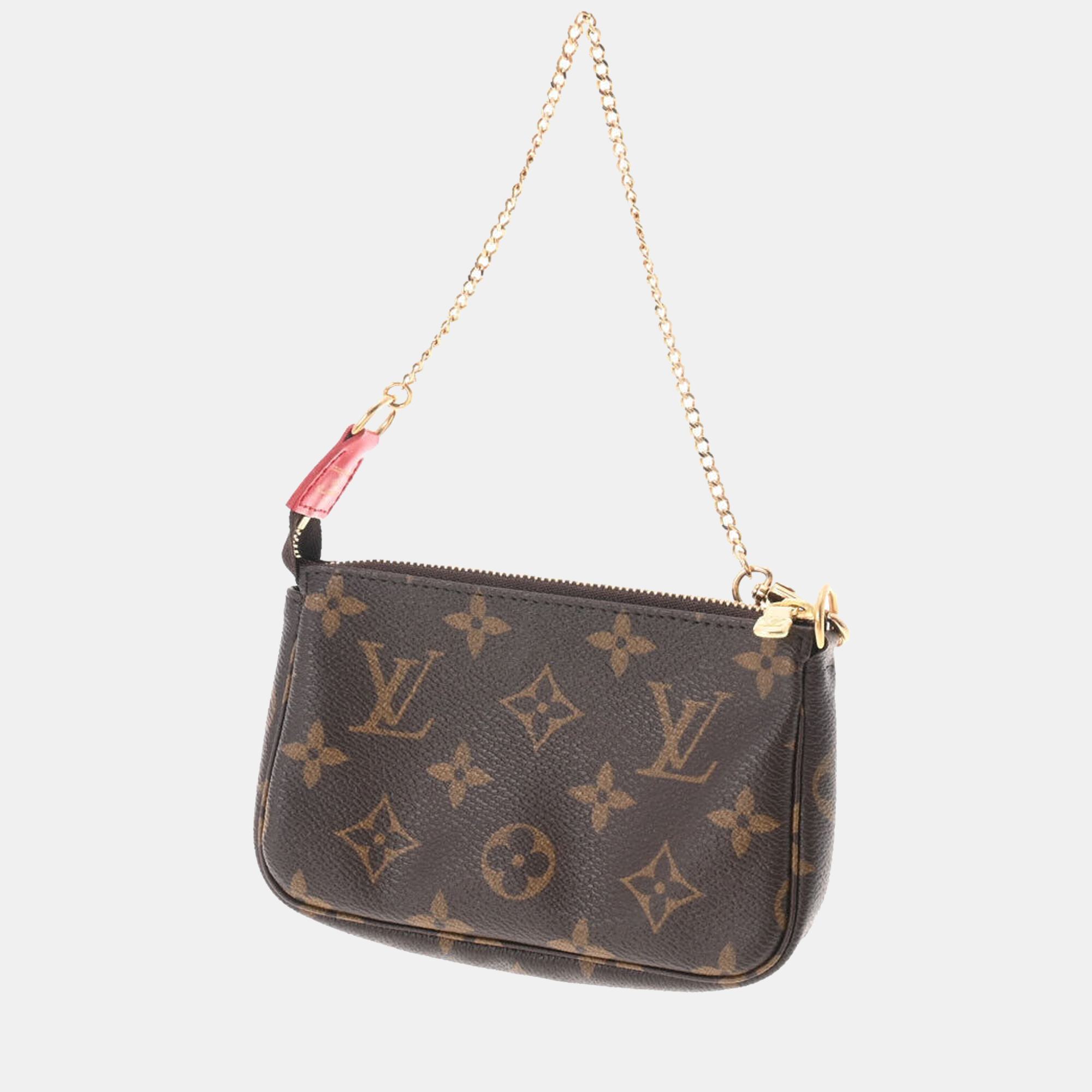 

Louis Vuitton Brown Canvas Christmas Animation Monogram Pochette Accessoires Clutch Bag