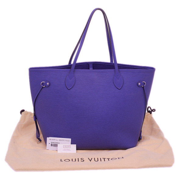 Louis Vuitton Figue Purple Epi Leather Alma GM Satchel Bag rt. $3