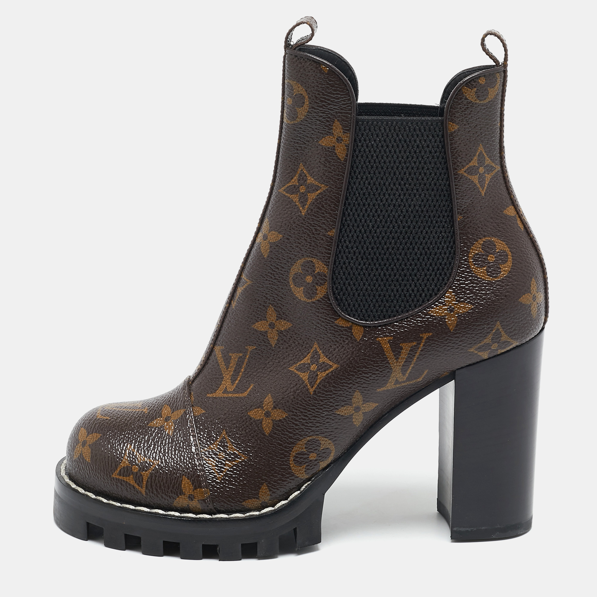 

Louis Vuitton Monogram Canvas Star Trail Ankle Boots Size, Brown