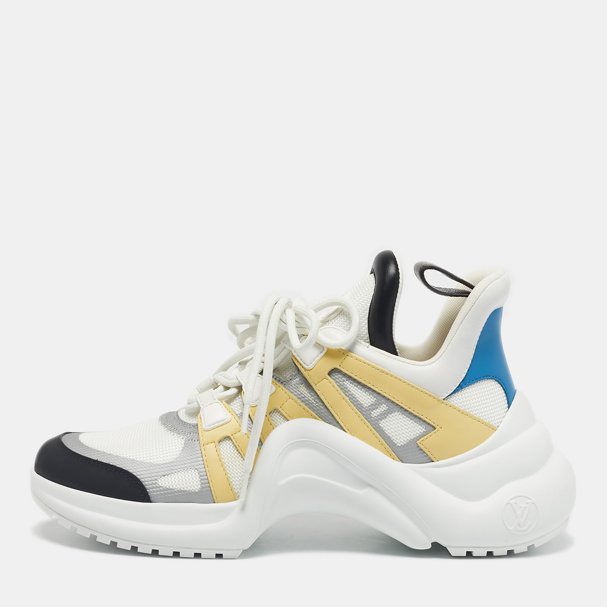 

Louis Vuitton Multicolor Leather and Mesh LV Archlight Sneakers Size