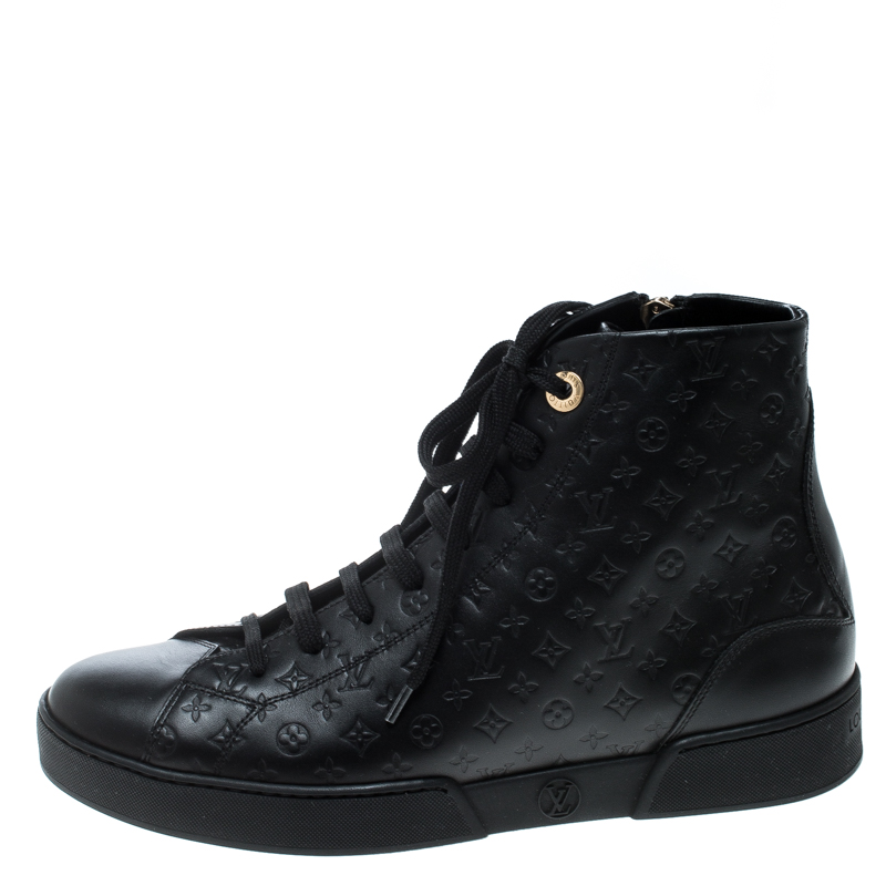 Louis Vuitton Bicolor Monogram Mesh Stellar High Top Sneakers 36.5 – The  Closet