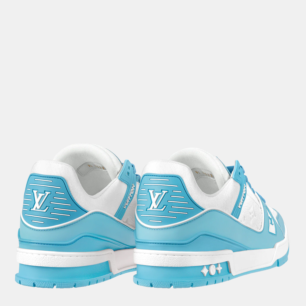 

Louis Vuitton Trainer Low White Sky Blue Sneakers Size US 5.5 (EU