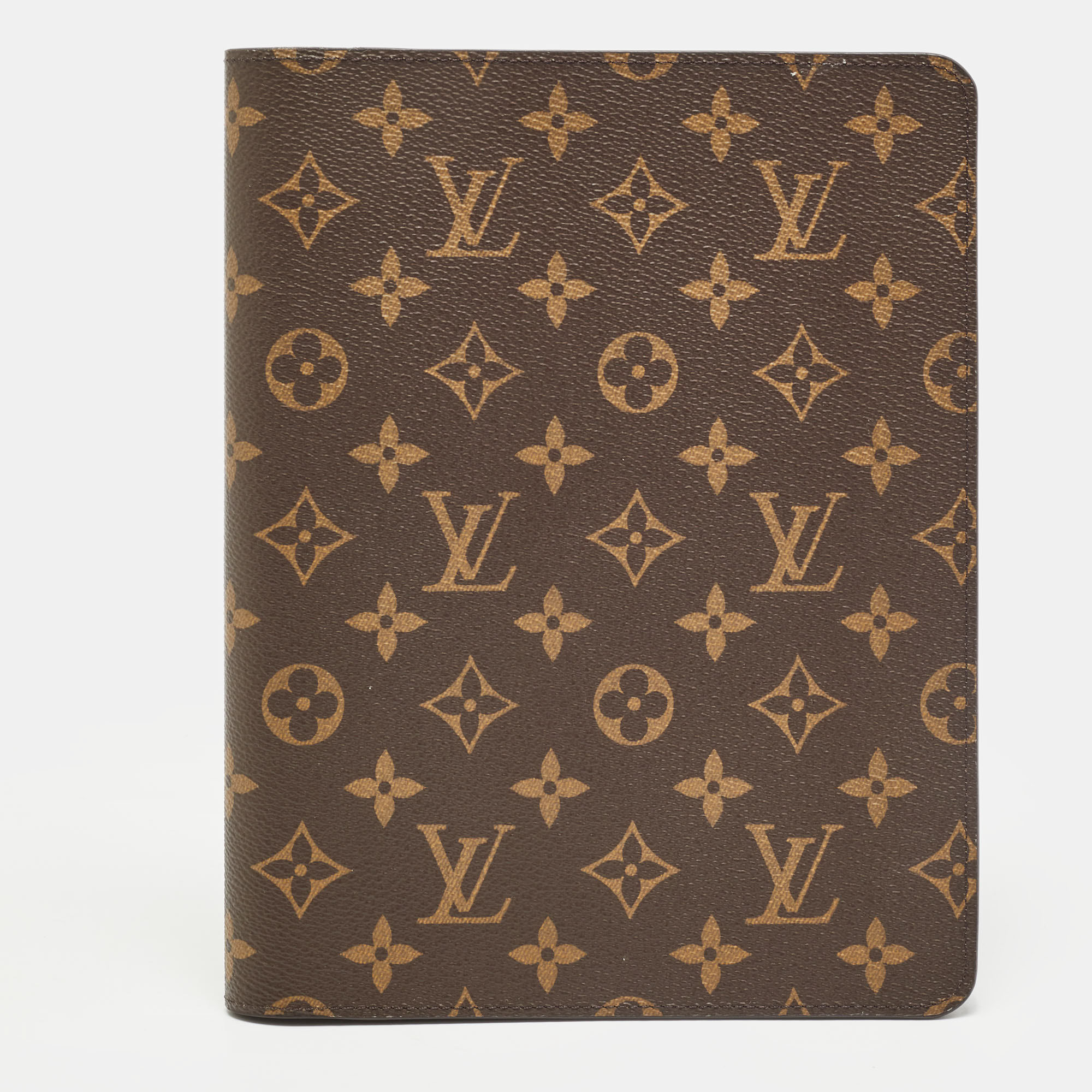 

Louis Vuitton Monogram Canvas Desk Agenda Cover, Brown