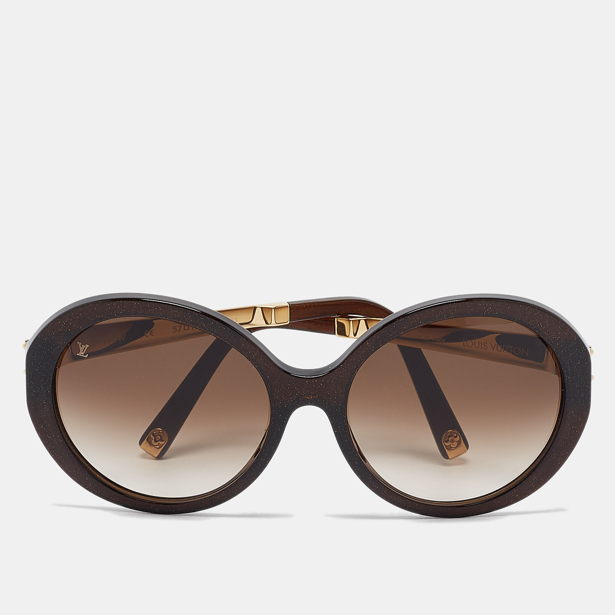 

Louis Vuitton Brown/Gold Gradient Petit Soupcon Round Sunglasses