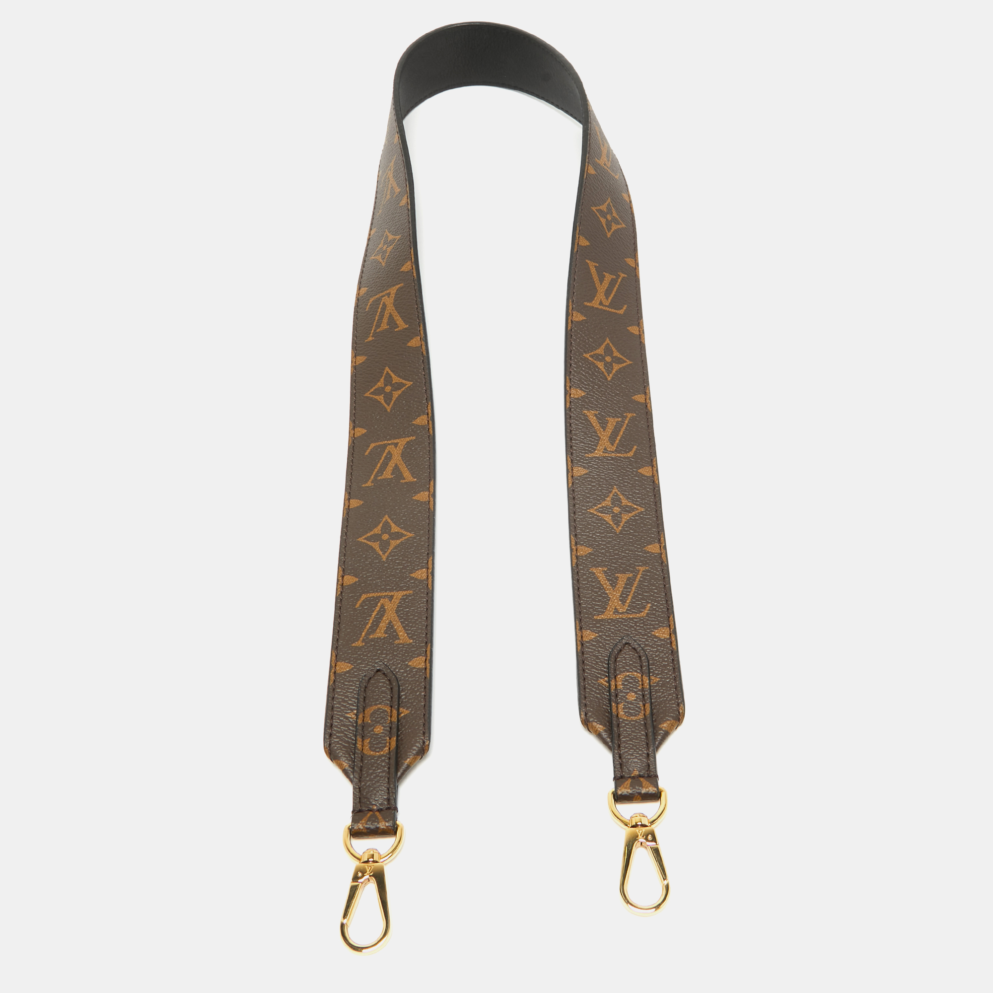 

Louis Vuitton Monogram Canvas Bandouliere Shoulder Strap, Brown