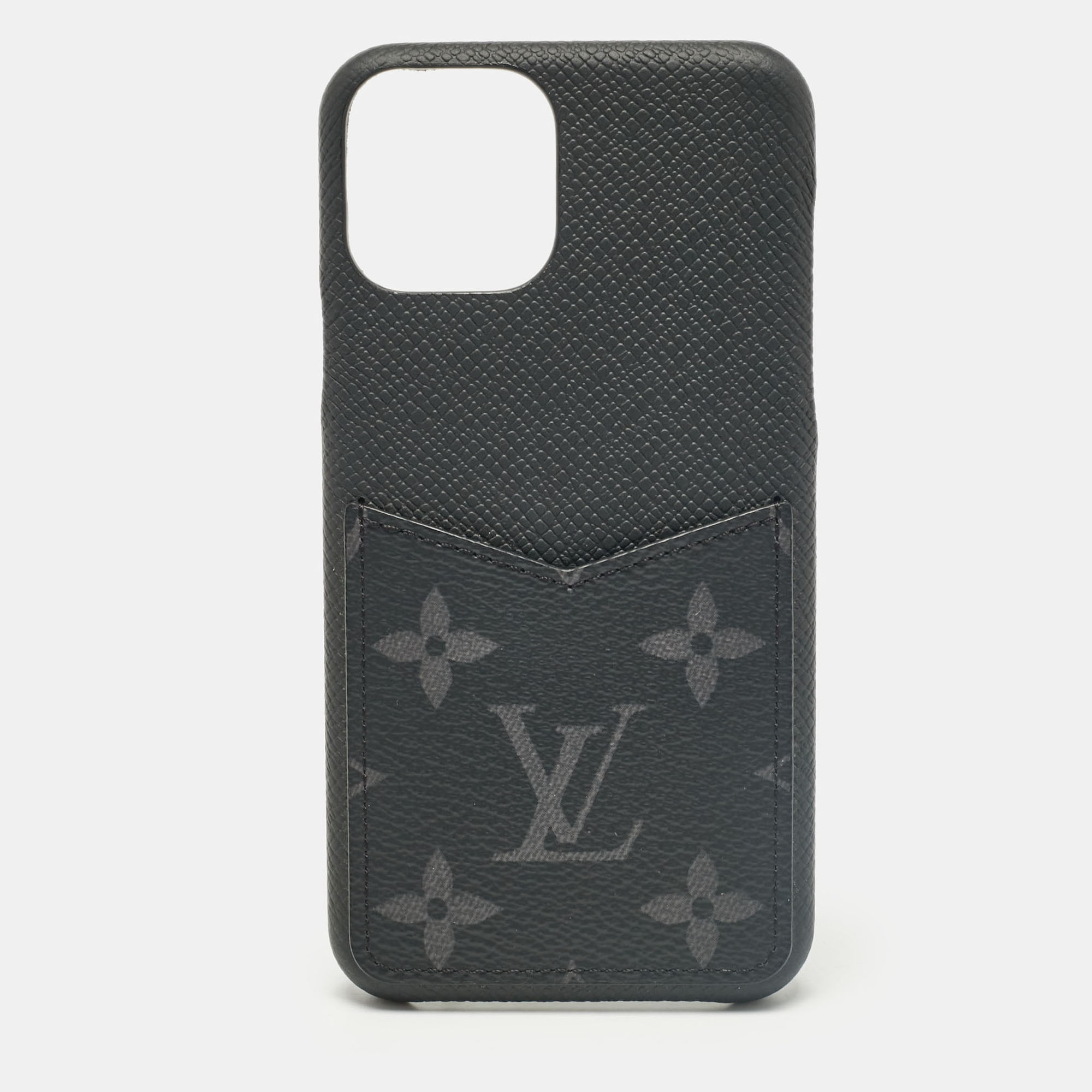 

Louis Vuitton Monogram Eclipse Canvas and Leather iPhone 11Pro Bumper Case, Black