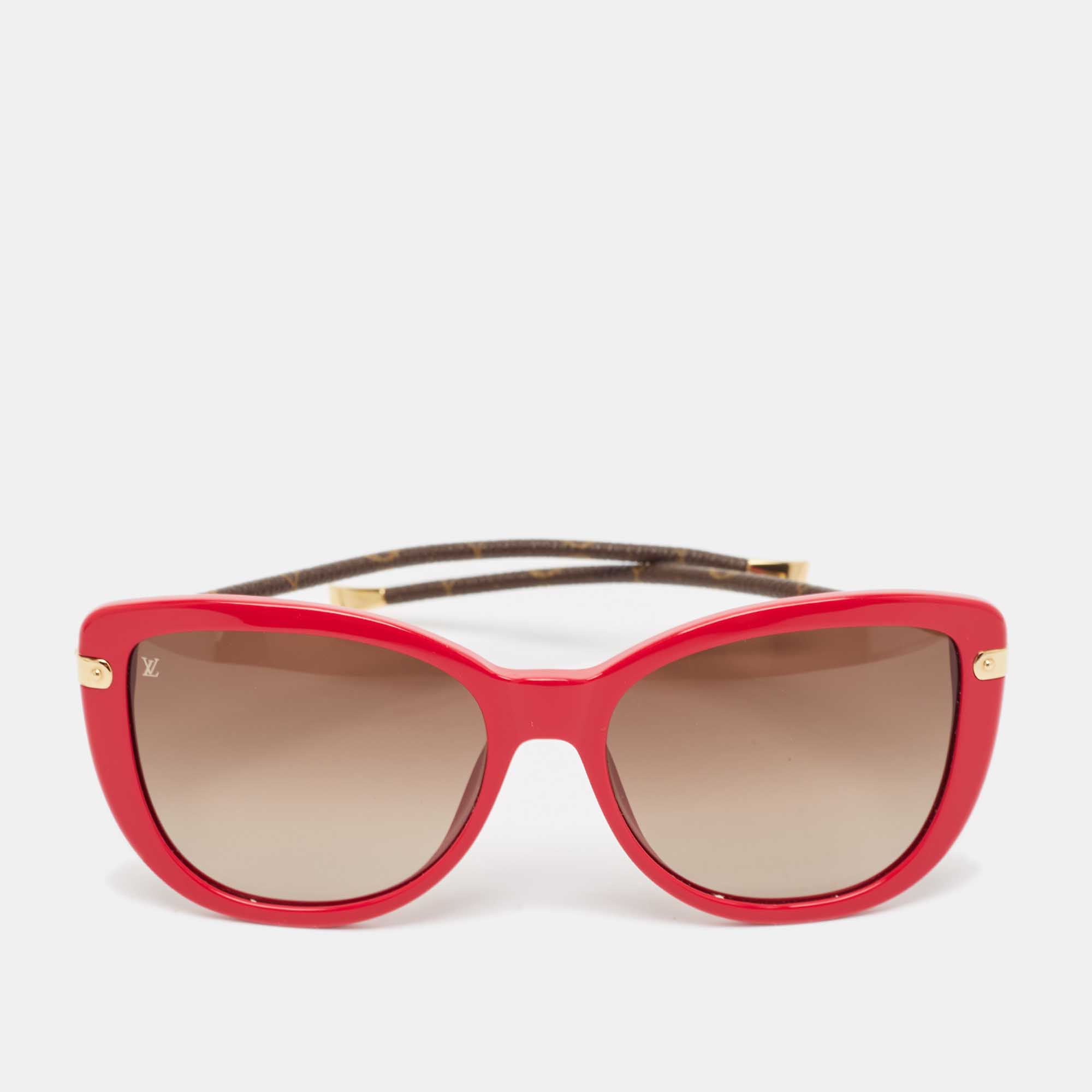 

Louis Vuitton Magenta/Brown Gradient Z0744W Monogram Charlotte Sunglasses, Pink