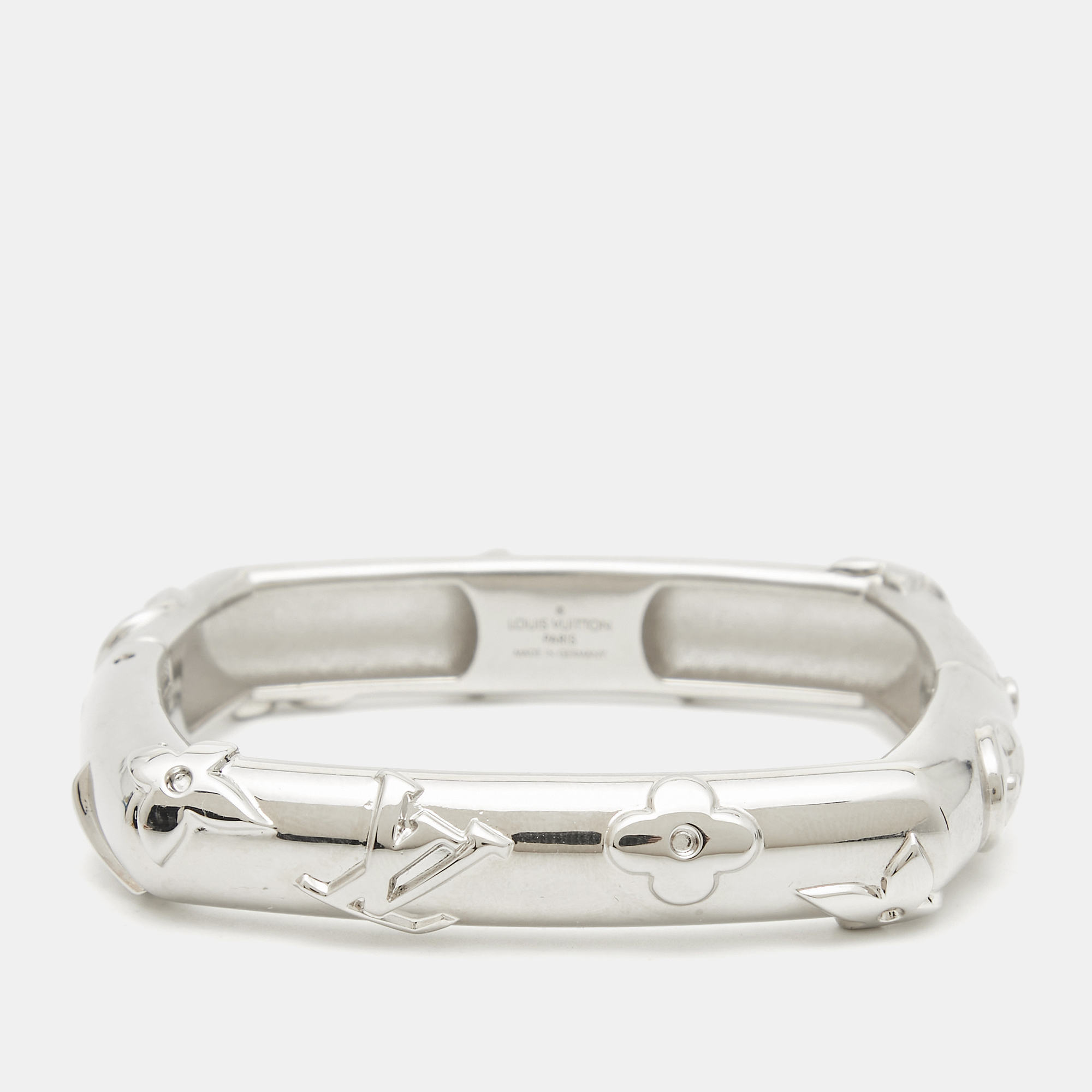 

Louis Vuitton Silver Tone Bracelet