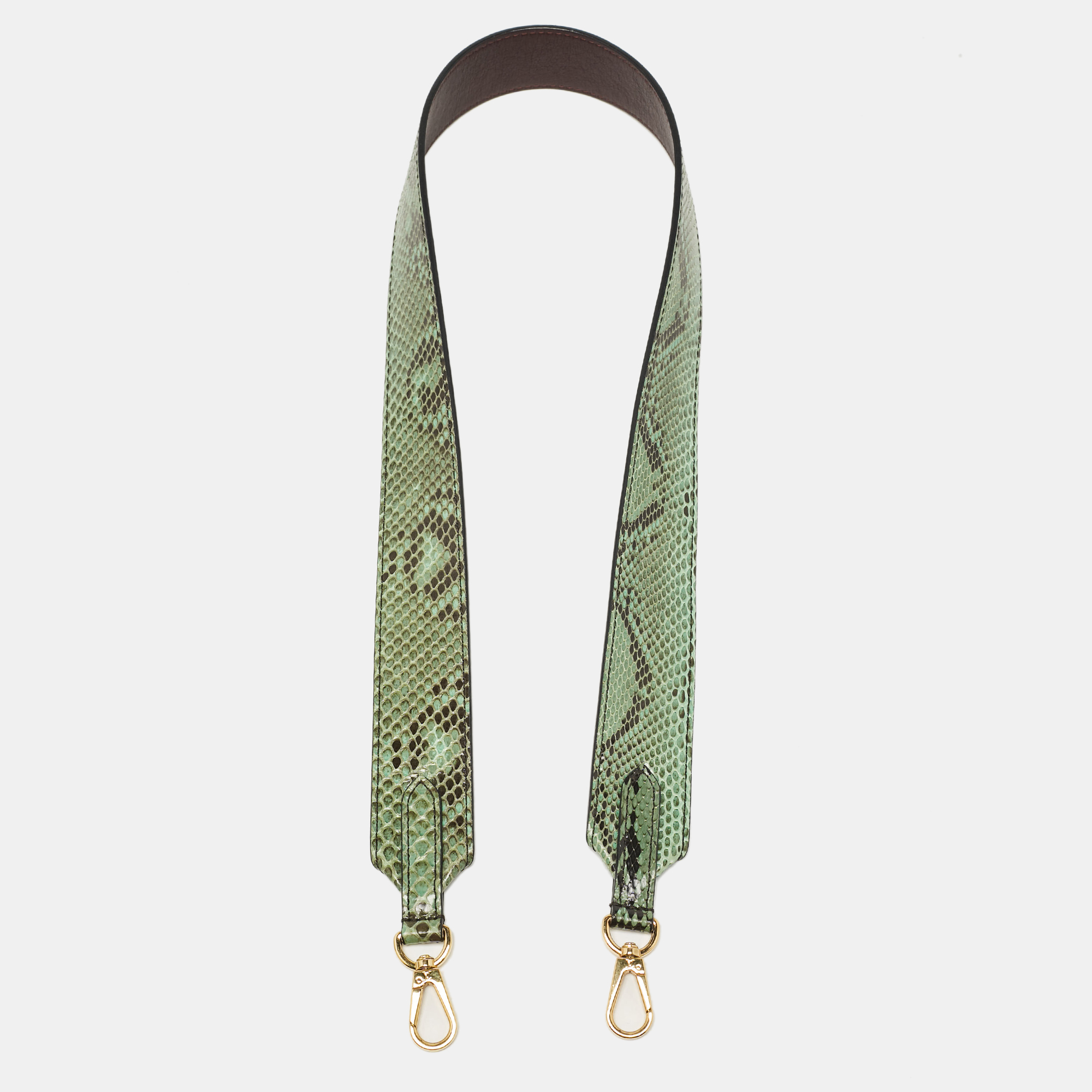 

Louis Vuitton Green Python Bandoulière Shoulder Bag Strap