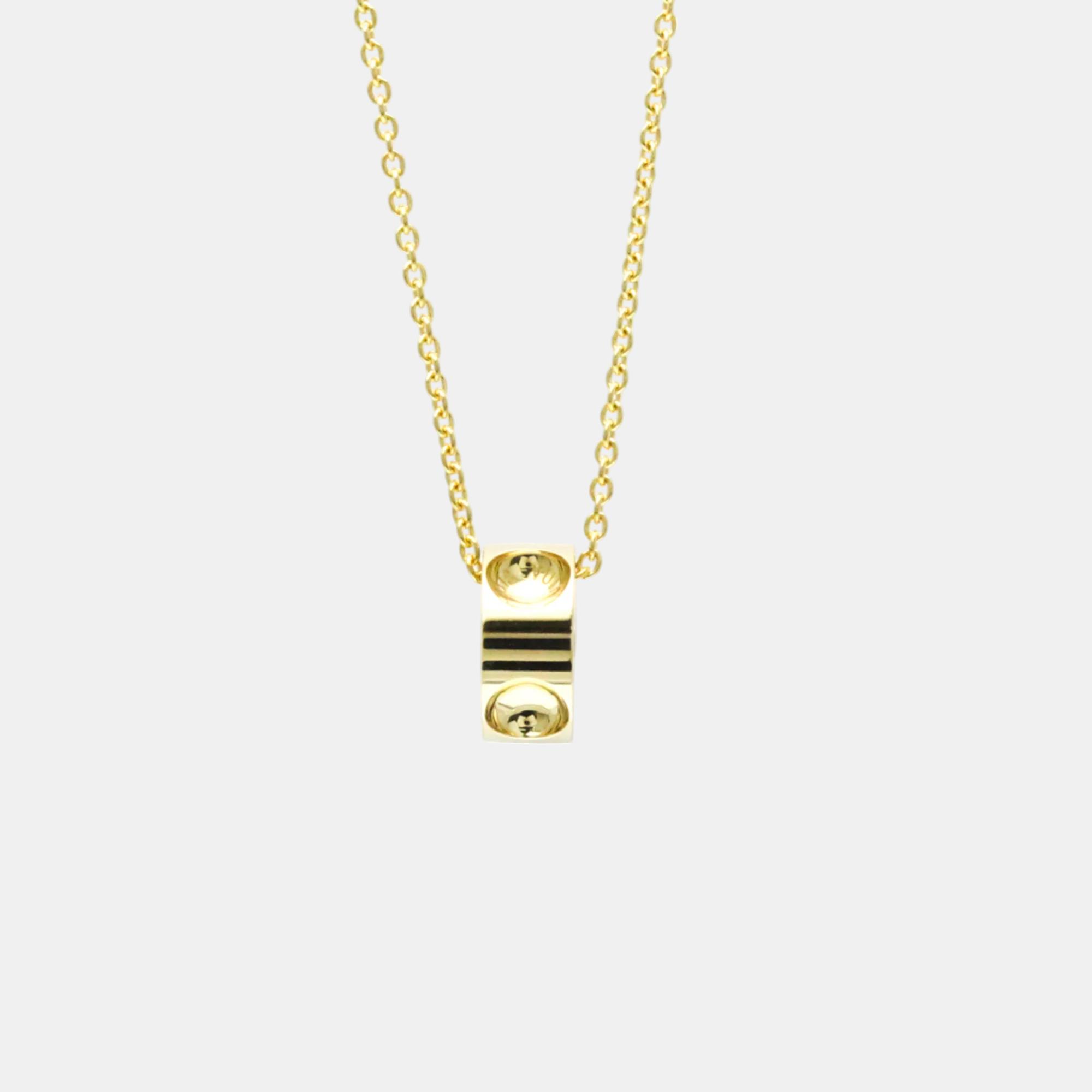 

Louis Vuitton Yellow Gold 18K Empreinte Pendamt Necklace