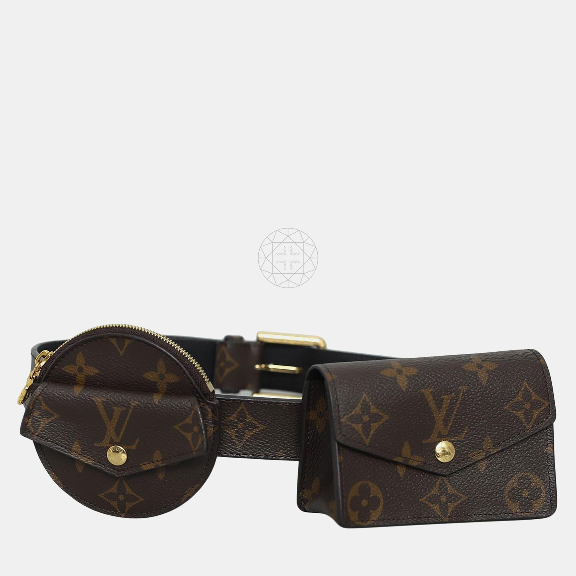 

Louis Vuitton Daily Multi Pocket  Belt, Brown