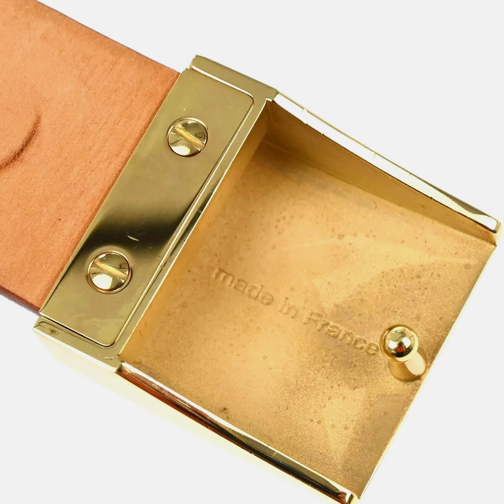 Louis Vuitton White Multicolor Canvas Belt 