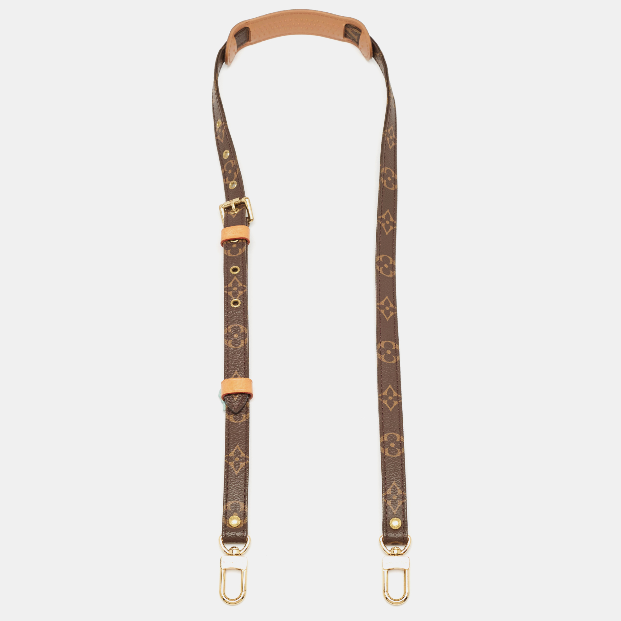 

Louis Vuitton Monogram Canvas Adjustable Shoulder Bag Strap, Brown