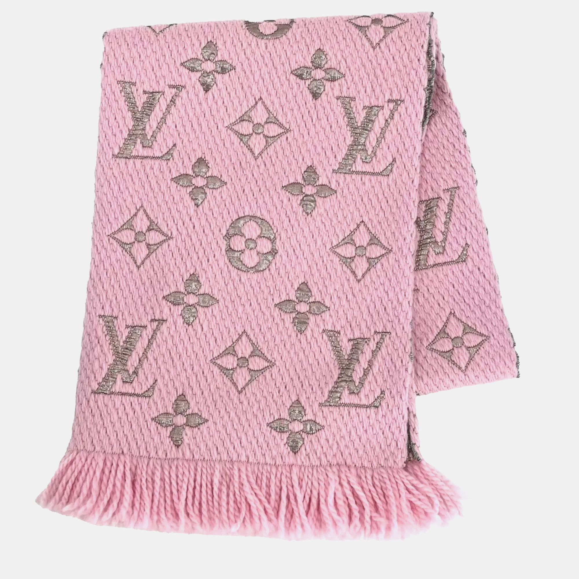 

Louis Vuitton Small Pink Echarpe Logomania Scarf