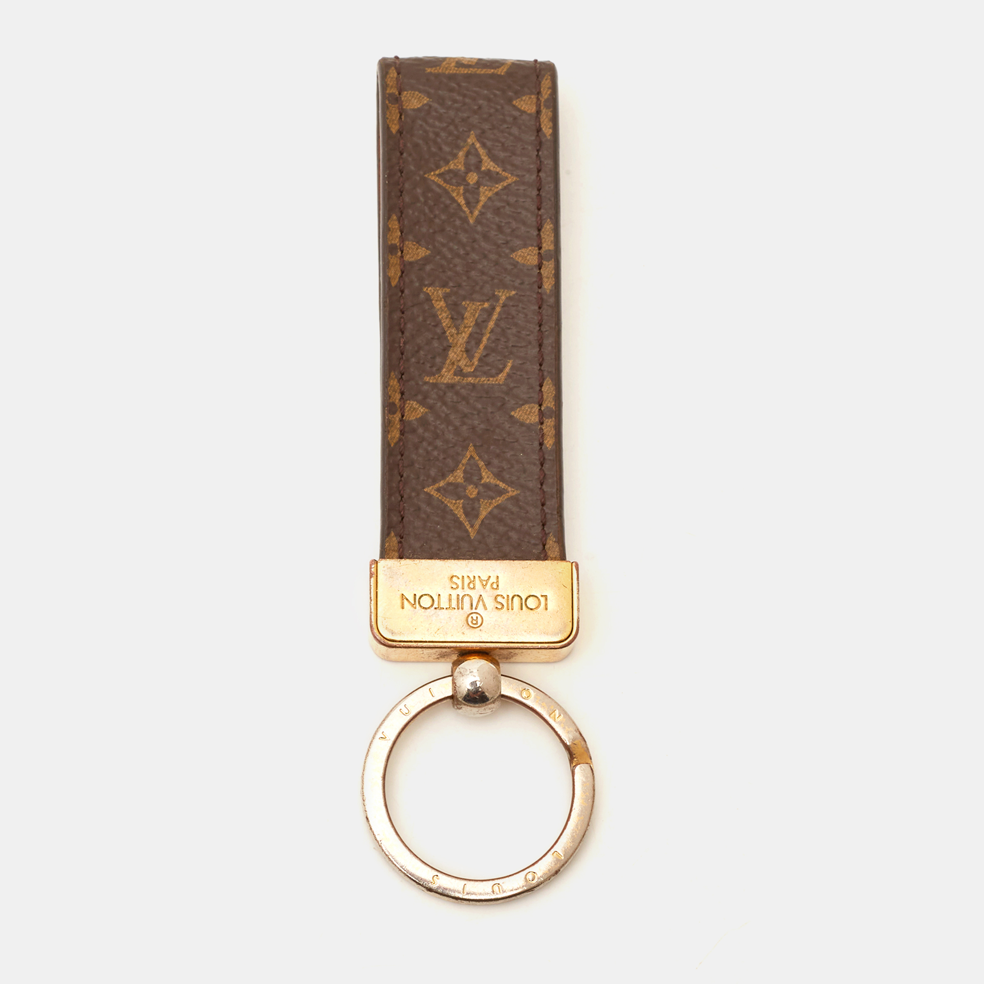 

Louis Vuitton Monogram Canvas Gold Tone Key Chain